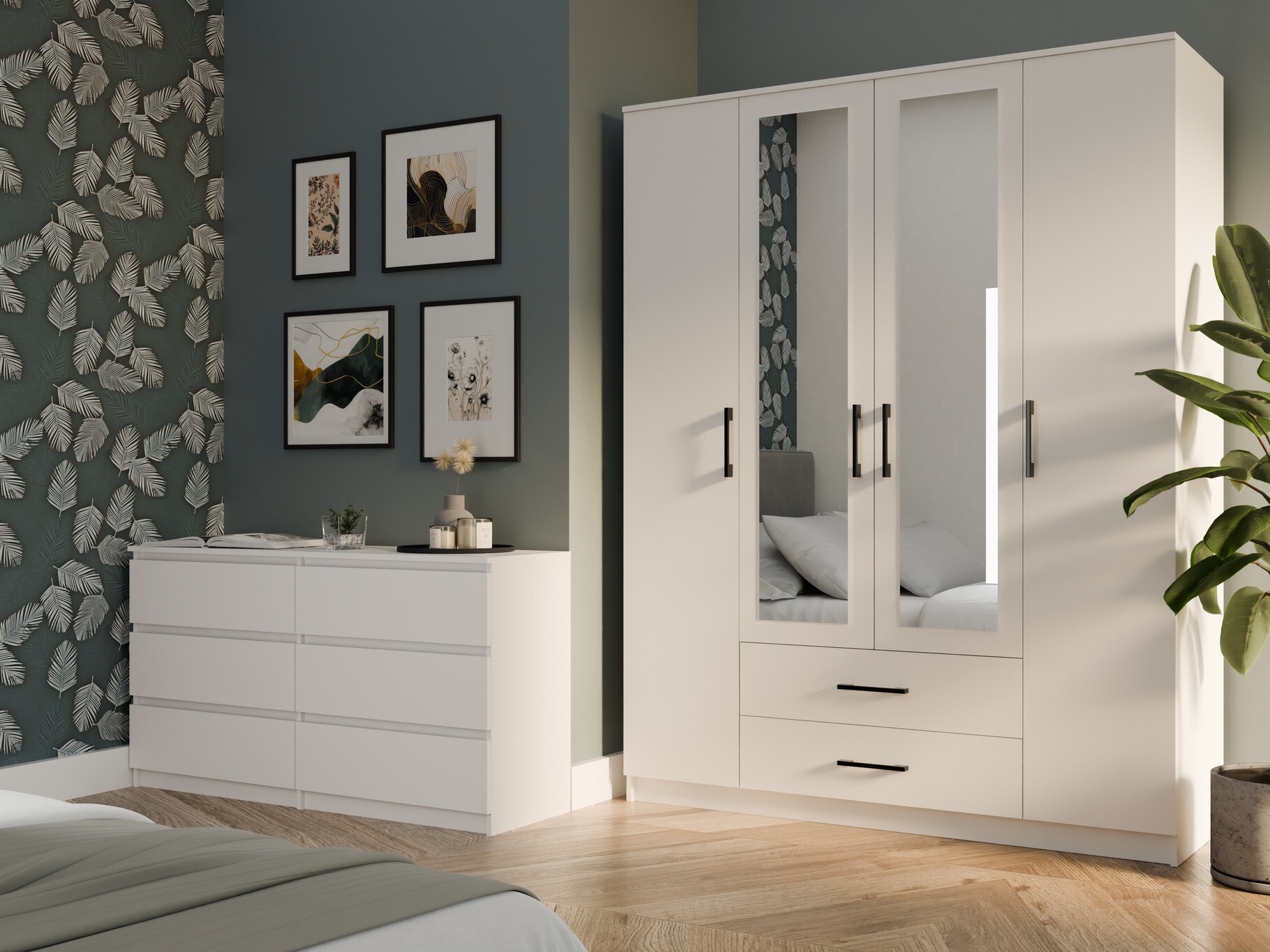 Armoire Mandeville 117 (Blanc)