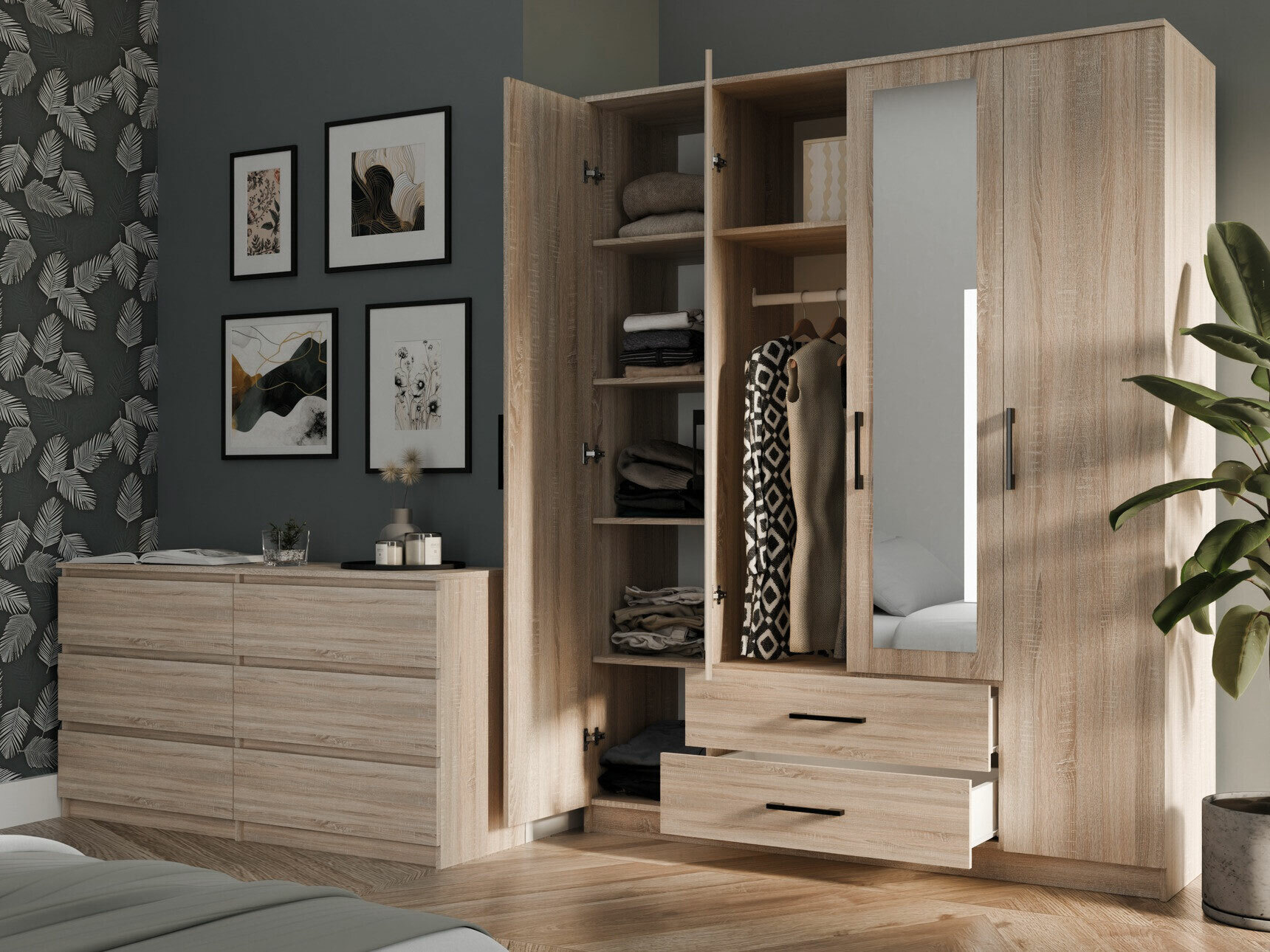 Armoire Mandeville 117 (Sonoma chêne)