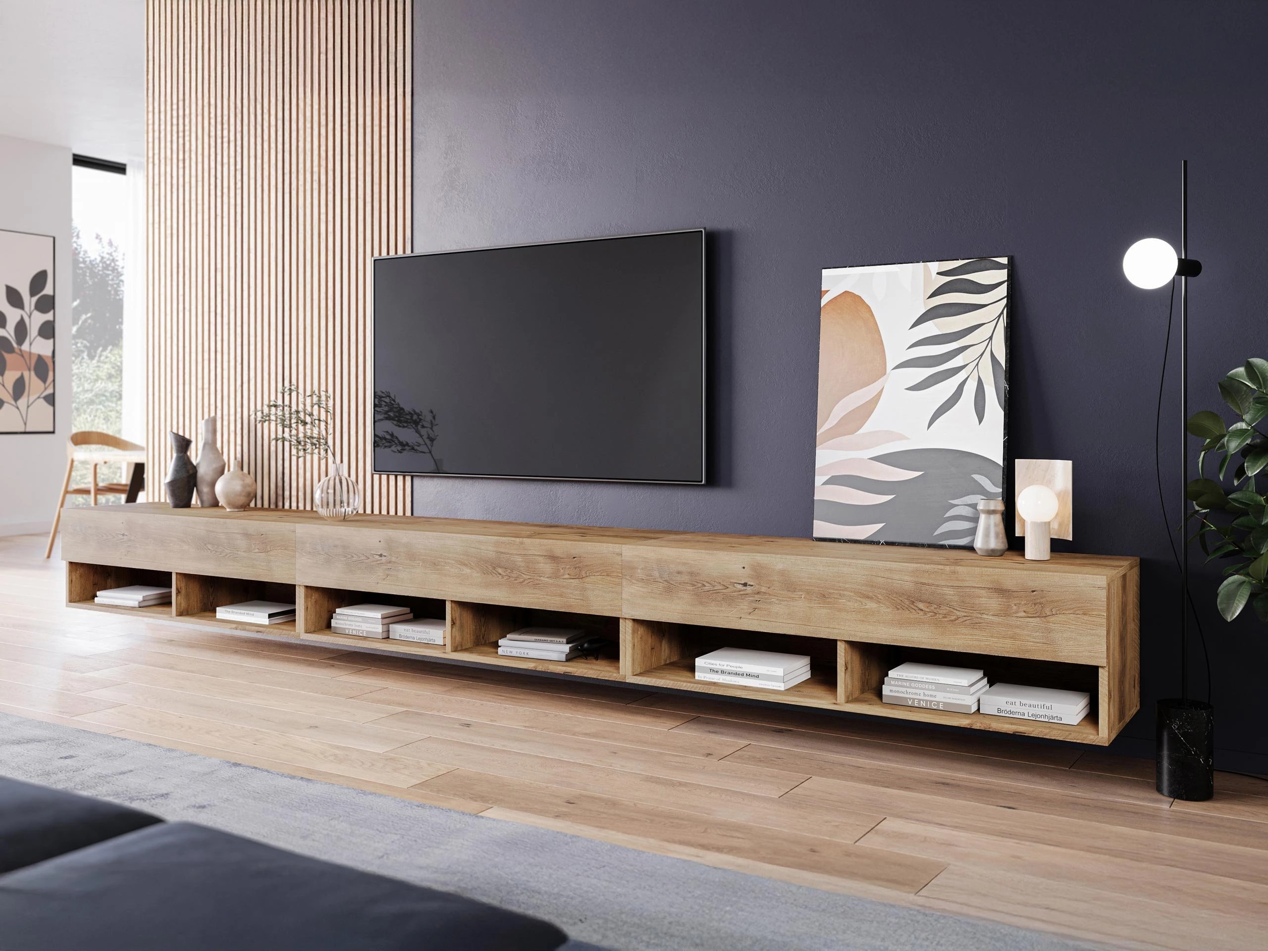 Meuble TV Sarasota 144 (Châtaigne)