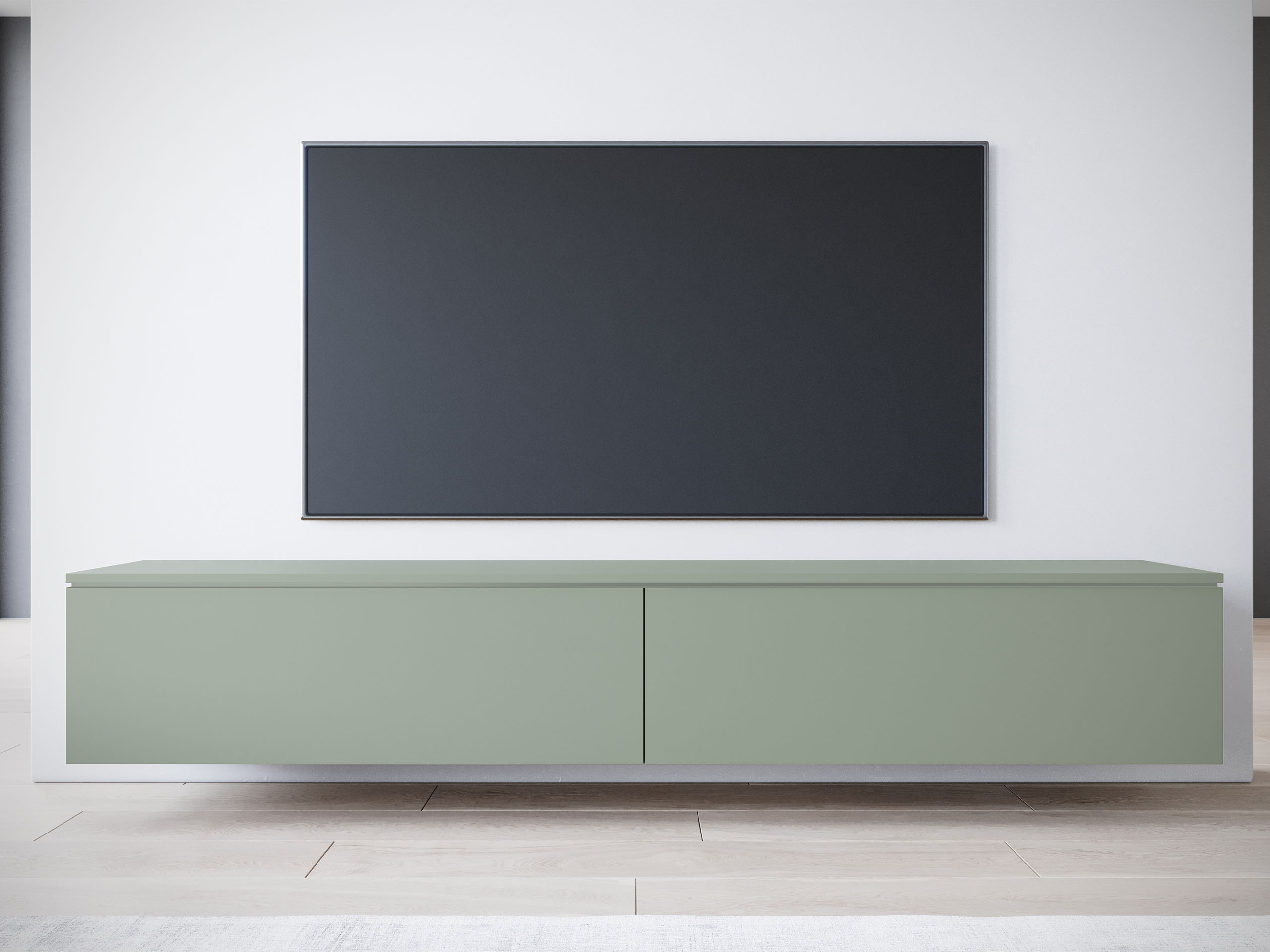 Meuble TV Scientia I (Vert poussiéreux)