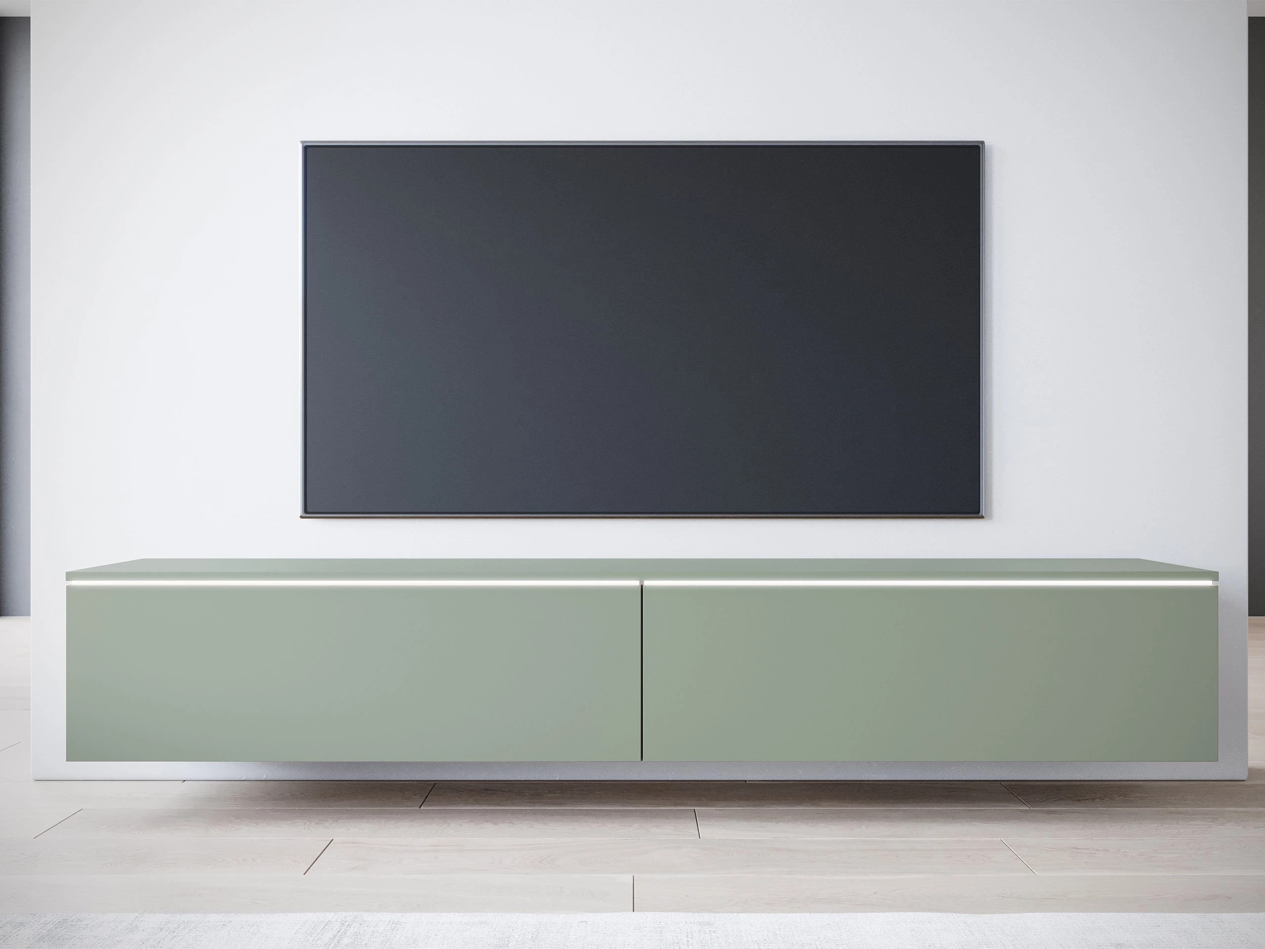 Meuble TV Scientia I (Vert poussiéreux)