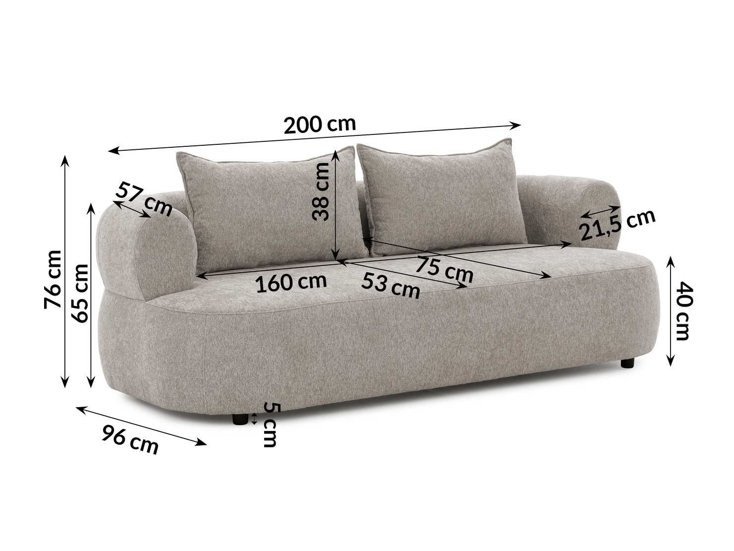 Canapé Rocklin 103 (Toro 145)