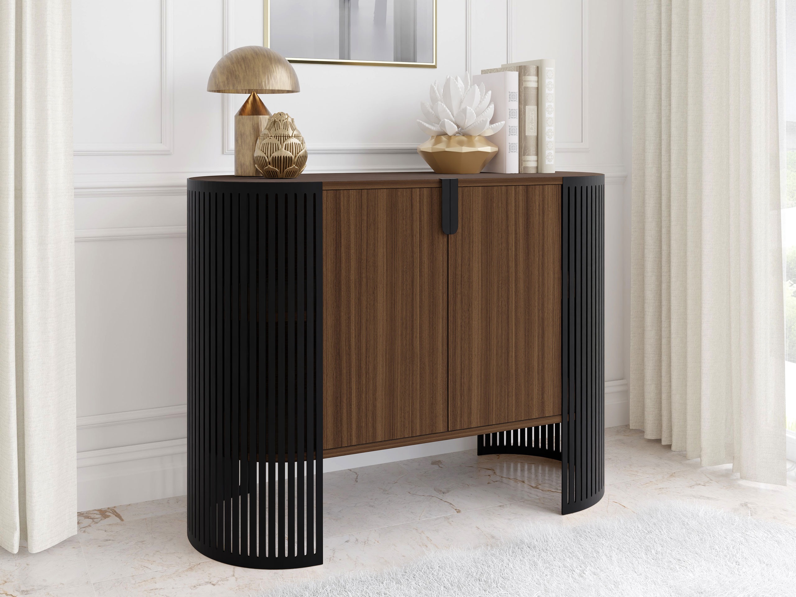 Buffet Civer (Noir + Noyer)