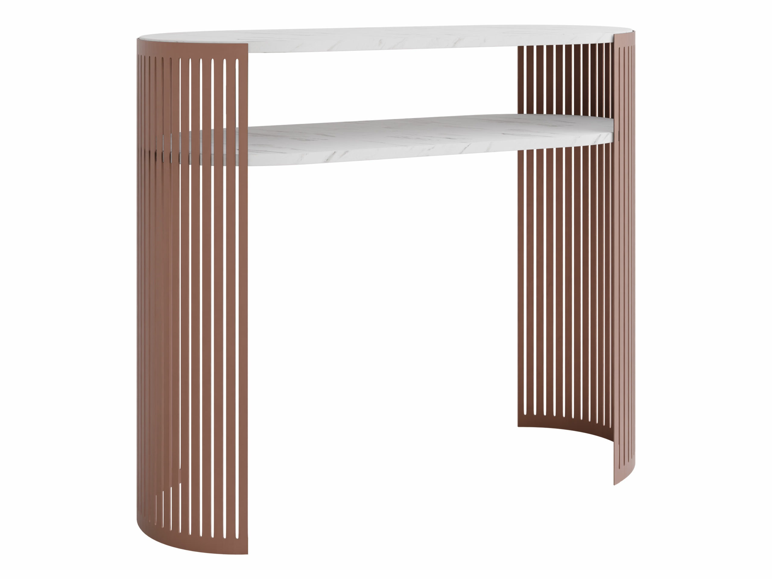 Console Evanola 117 (Rose + Marbre blanc)