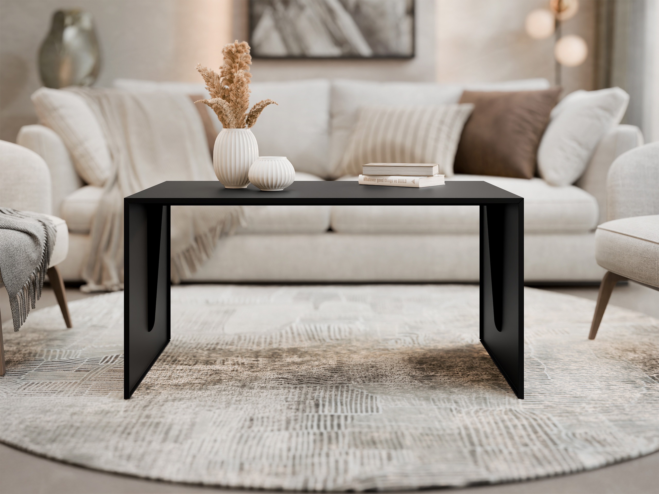 Table basse Oswego 146 (Noir)