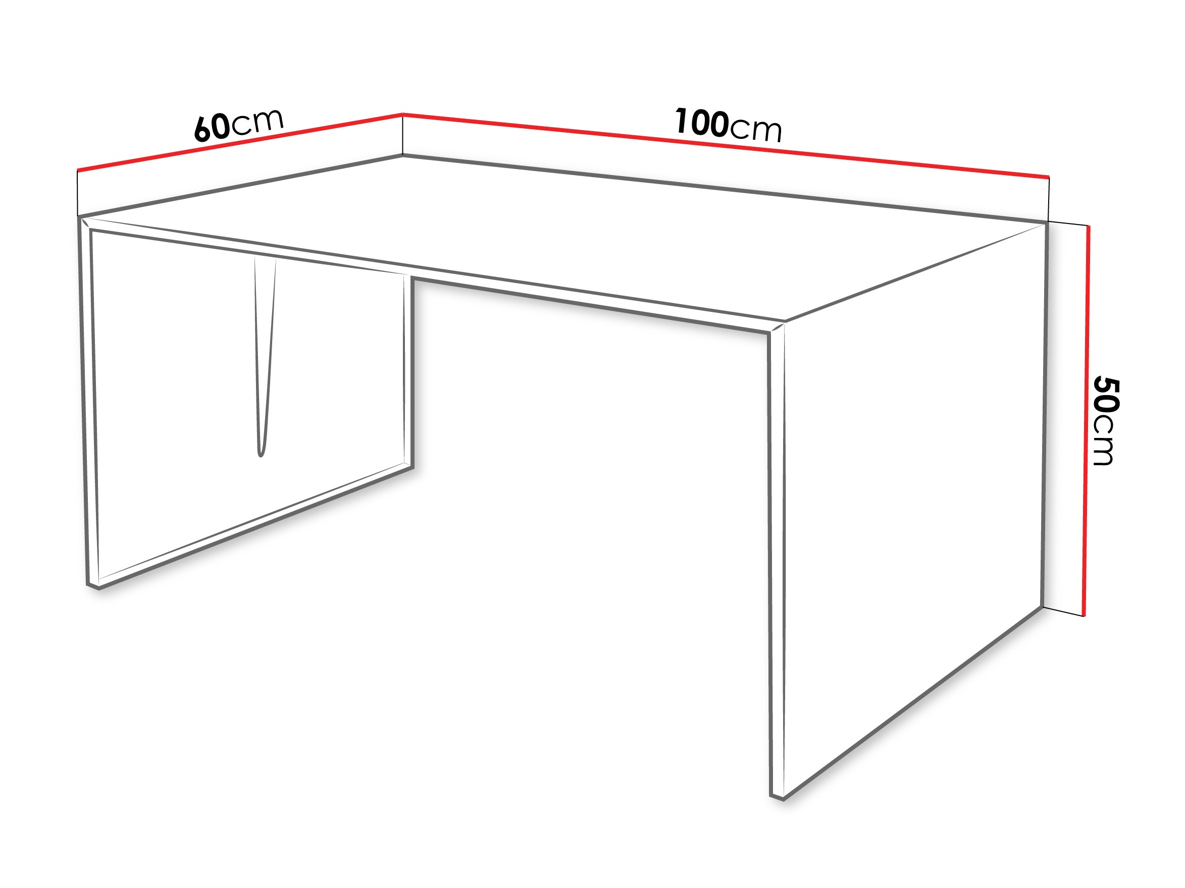 Table basse Oswego 146 (Noir)