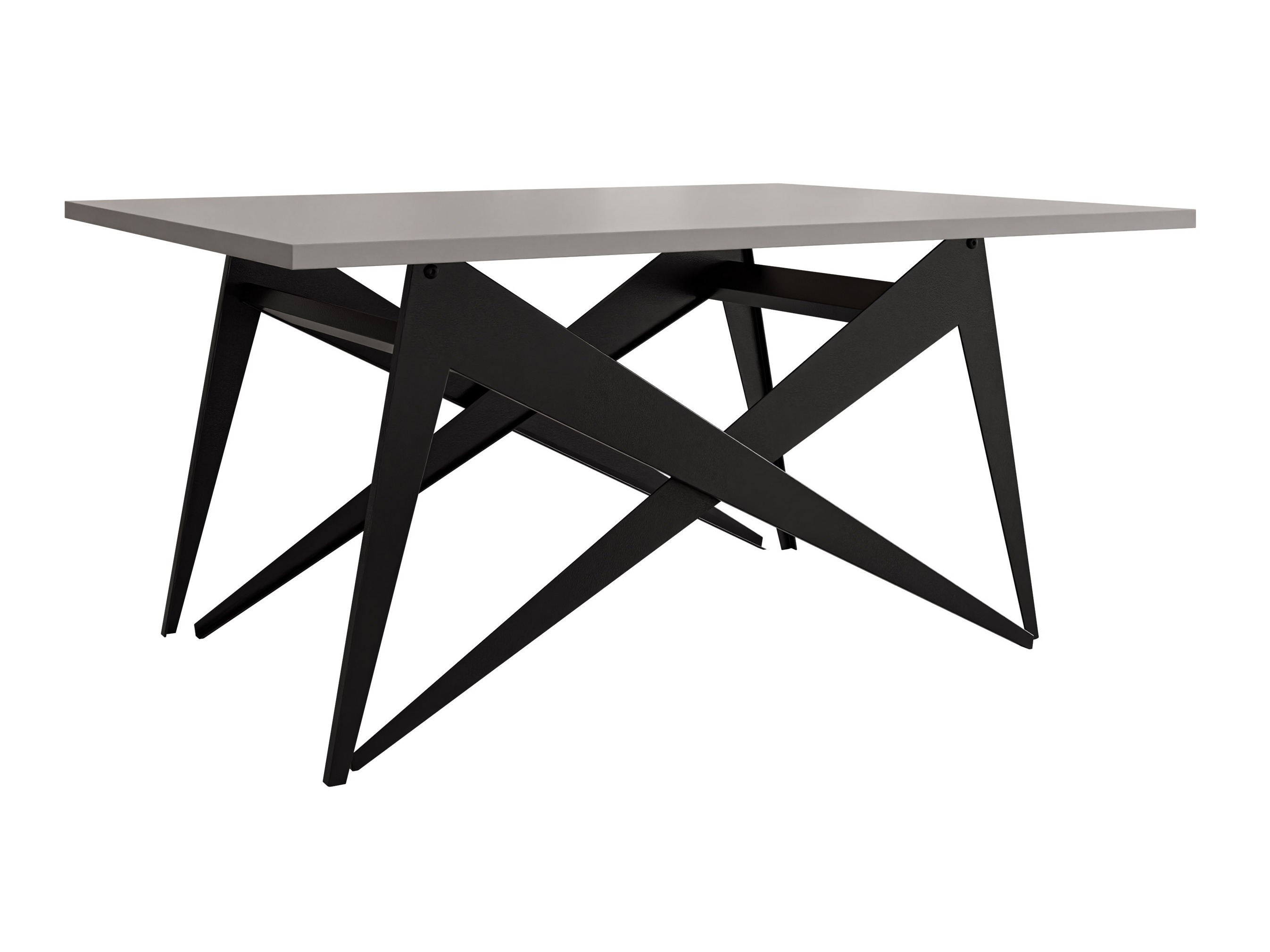 Table basse transformable Oswego 150 (Graphite + Noir)