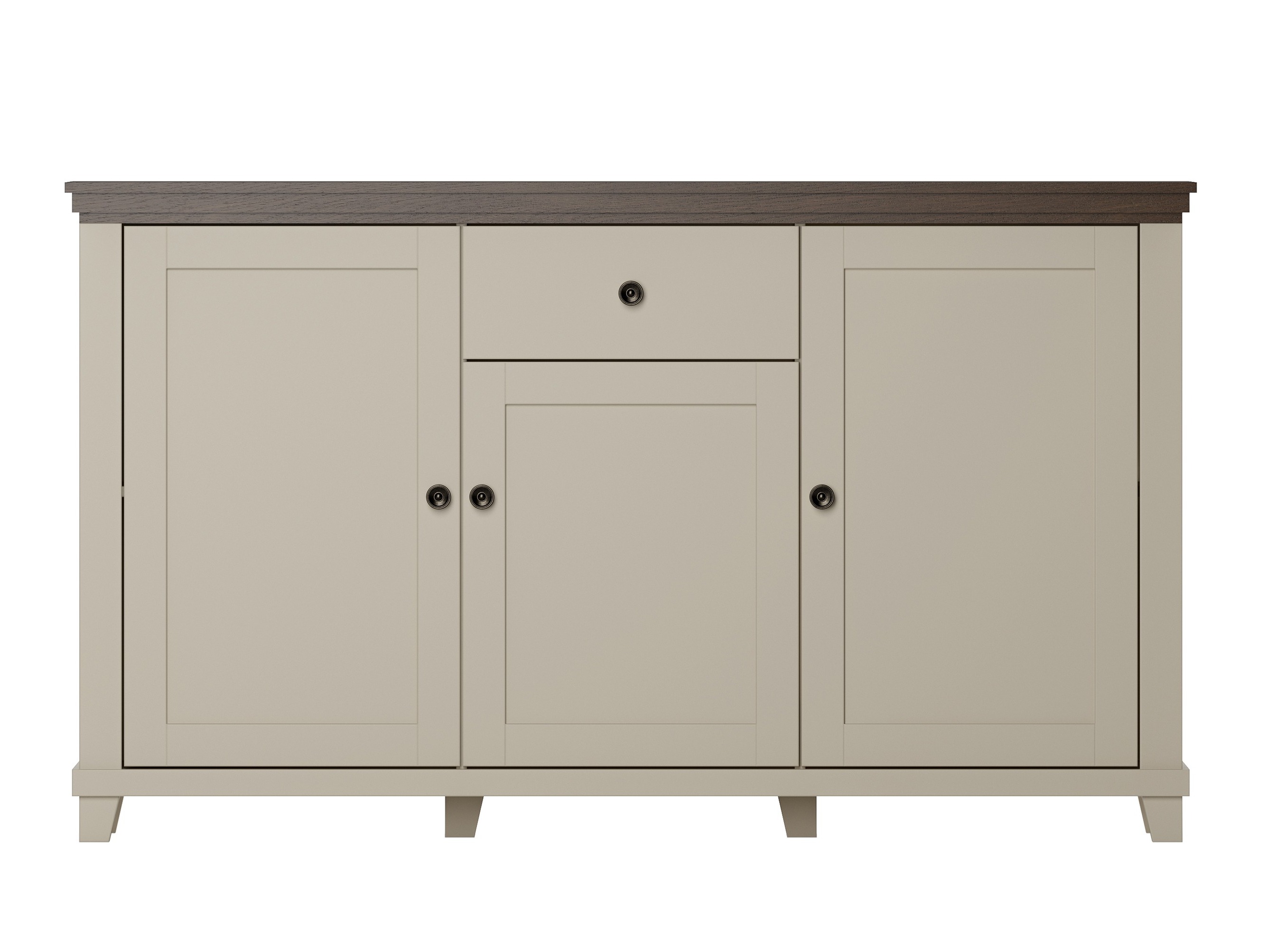 Commode Tolnue 106 (Beige clair + Chêne)