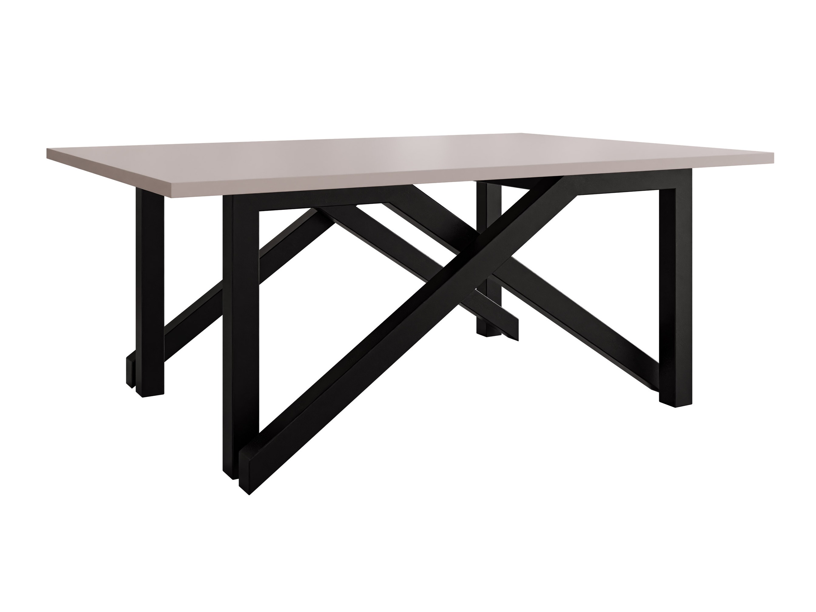 Table basse transformateur Oswego 151 (Cachemire + Noir)