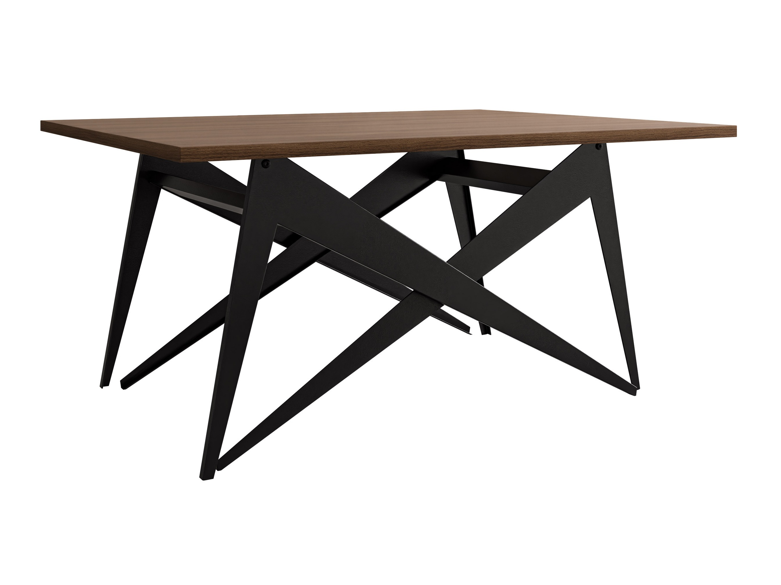 Transforming table basse Oswego 150 (Noyer + Noir)