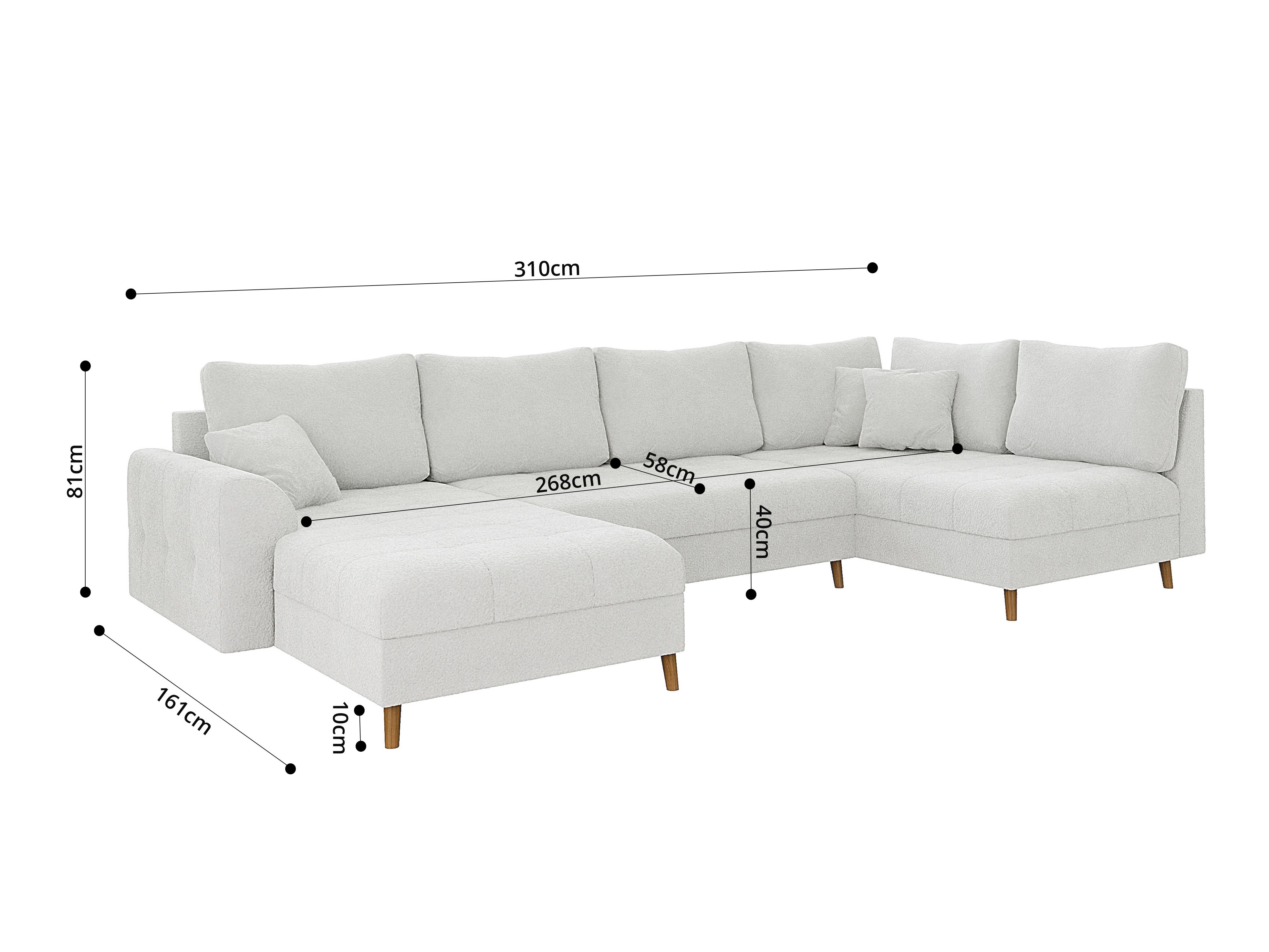 Canapé d'angle Elbmori 101 (Coral 70)