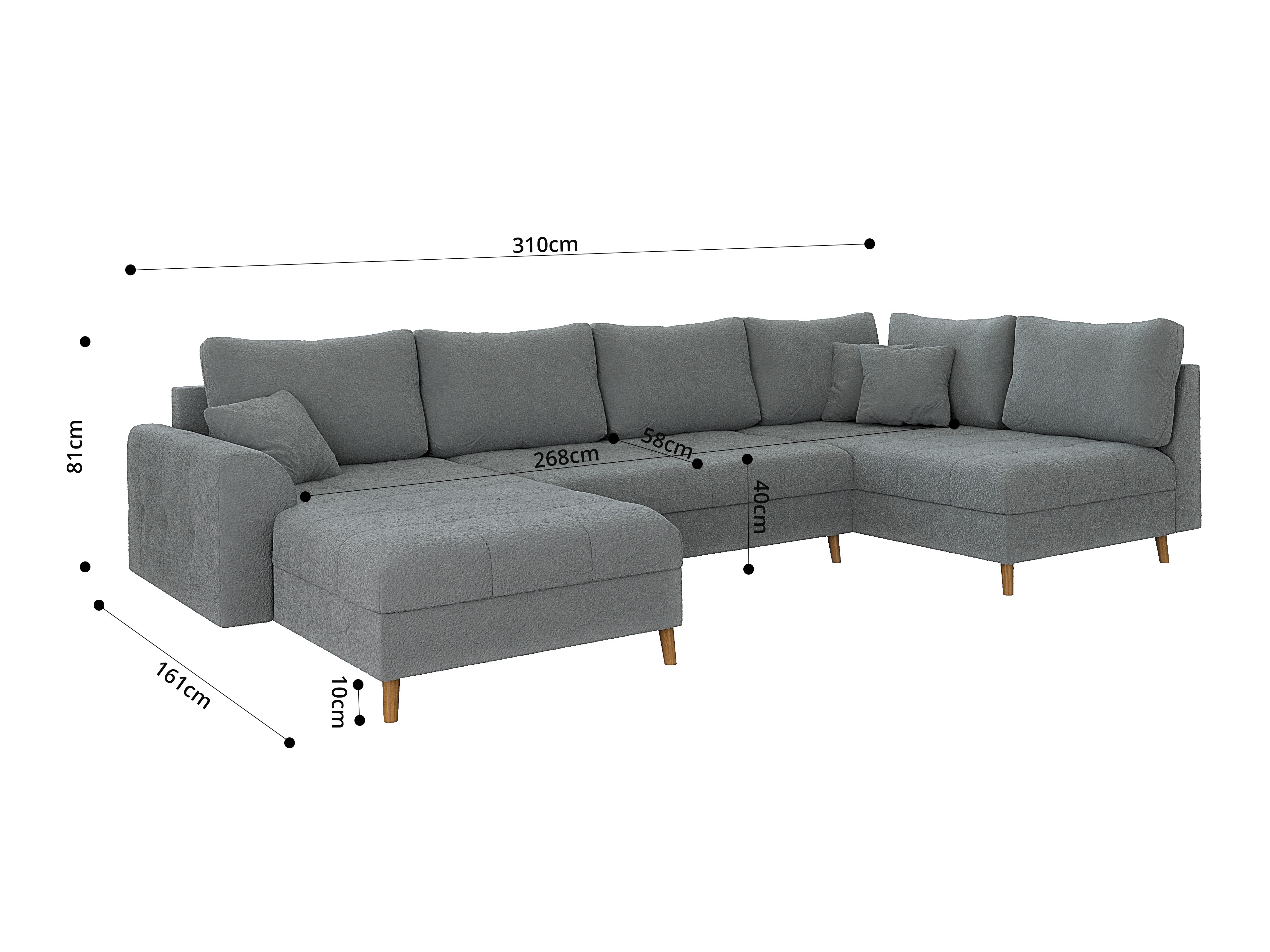 Canapé d'angle Elbmori 101 (Coral 75)