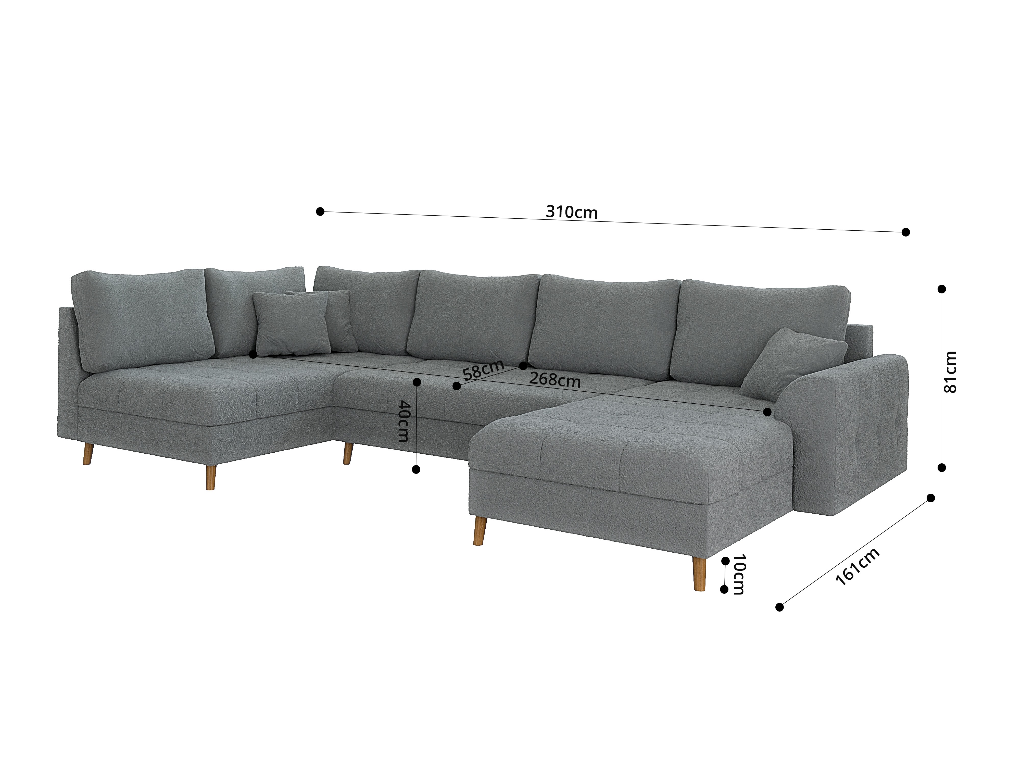 Canapé d'angle Elbmori 101 (Coral 75)