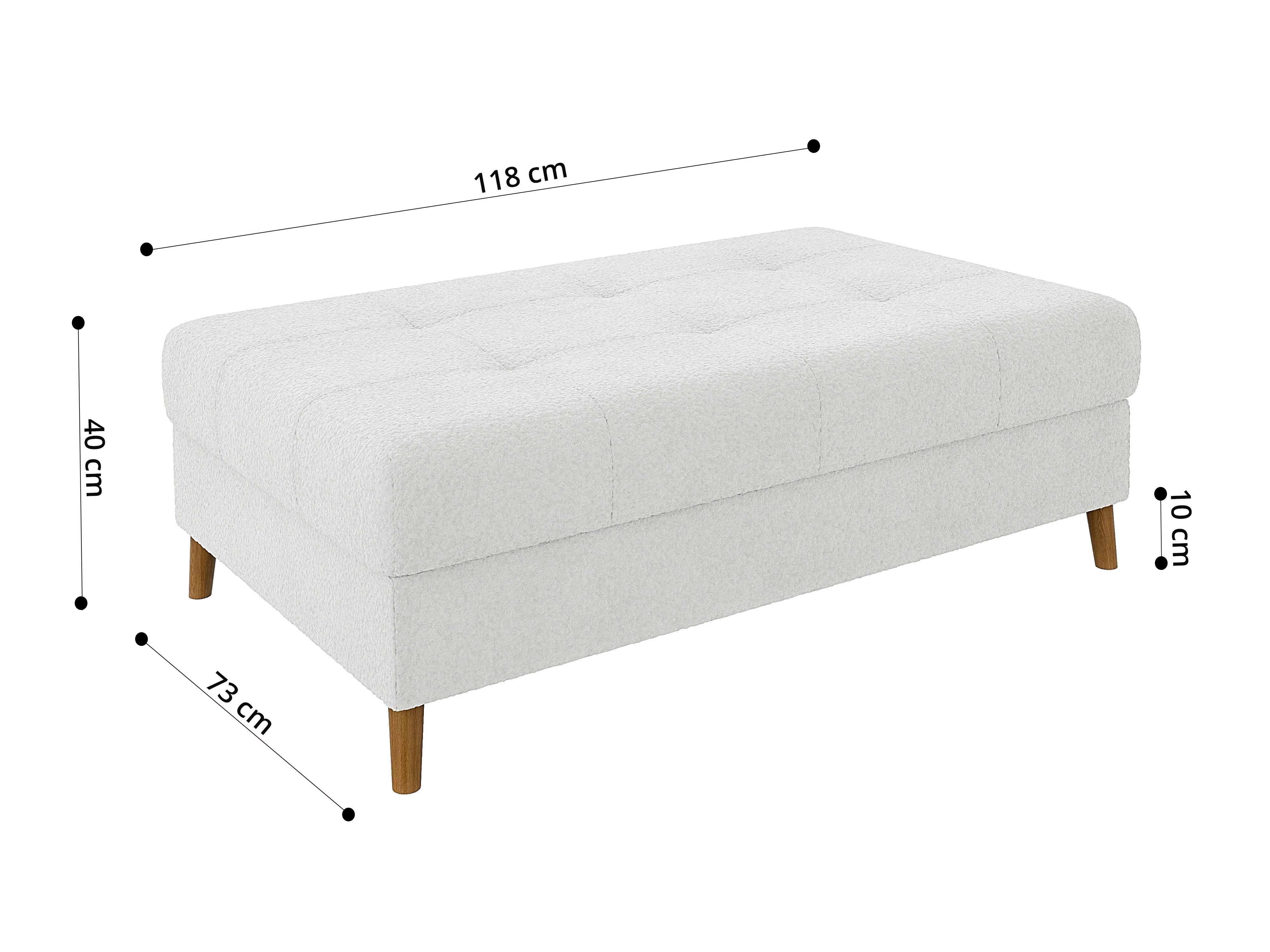 Pouf Elbmori 102 (Coral 70)