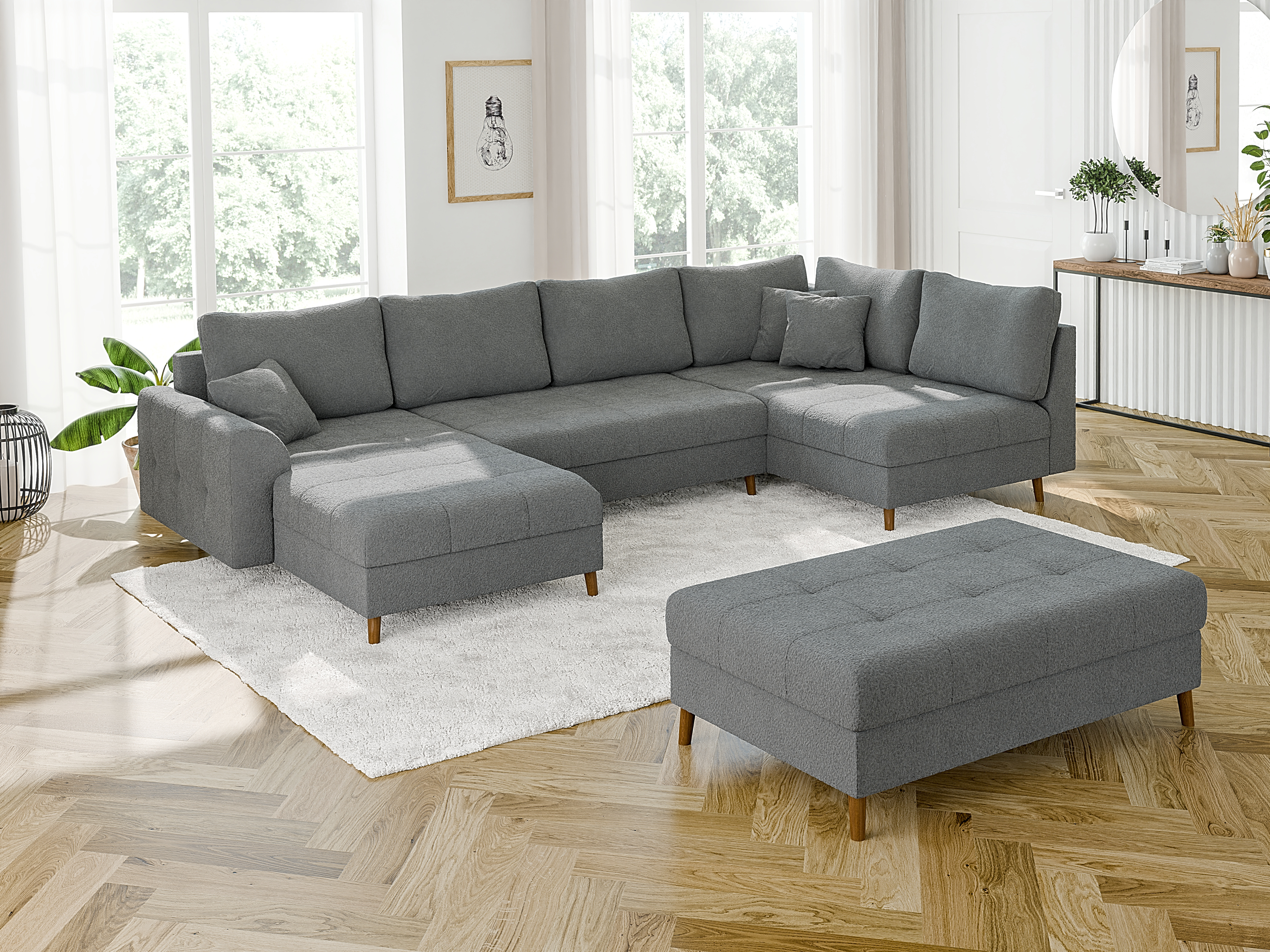 Pouf Elbmori 102 (Coral 75)