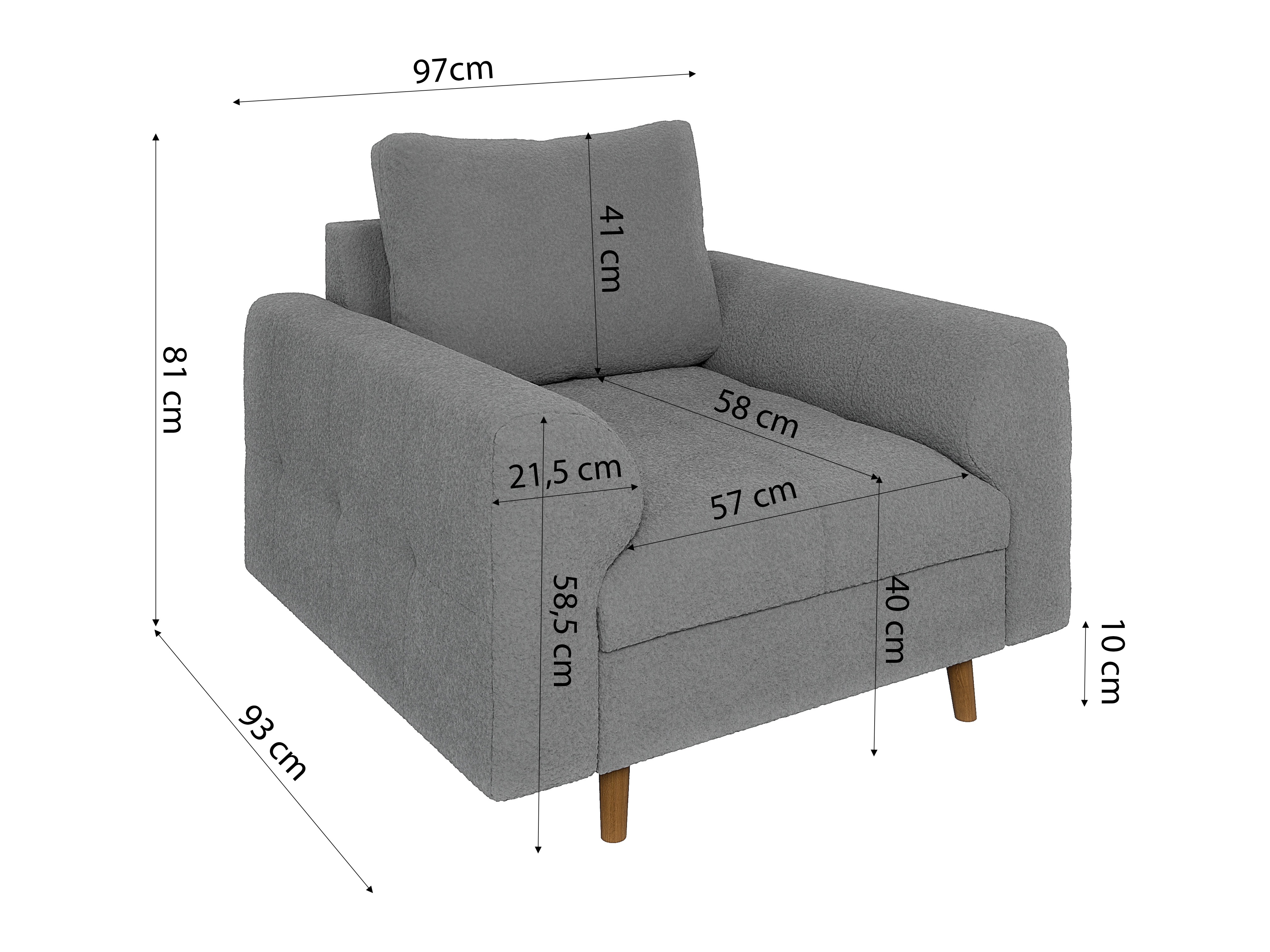 Fauteuil Elbmori 103 (Coral 75)