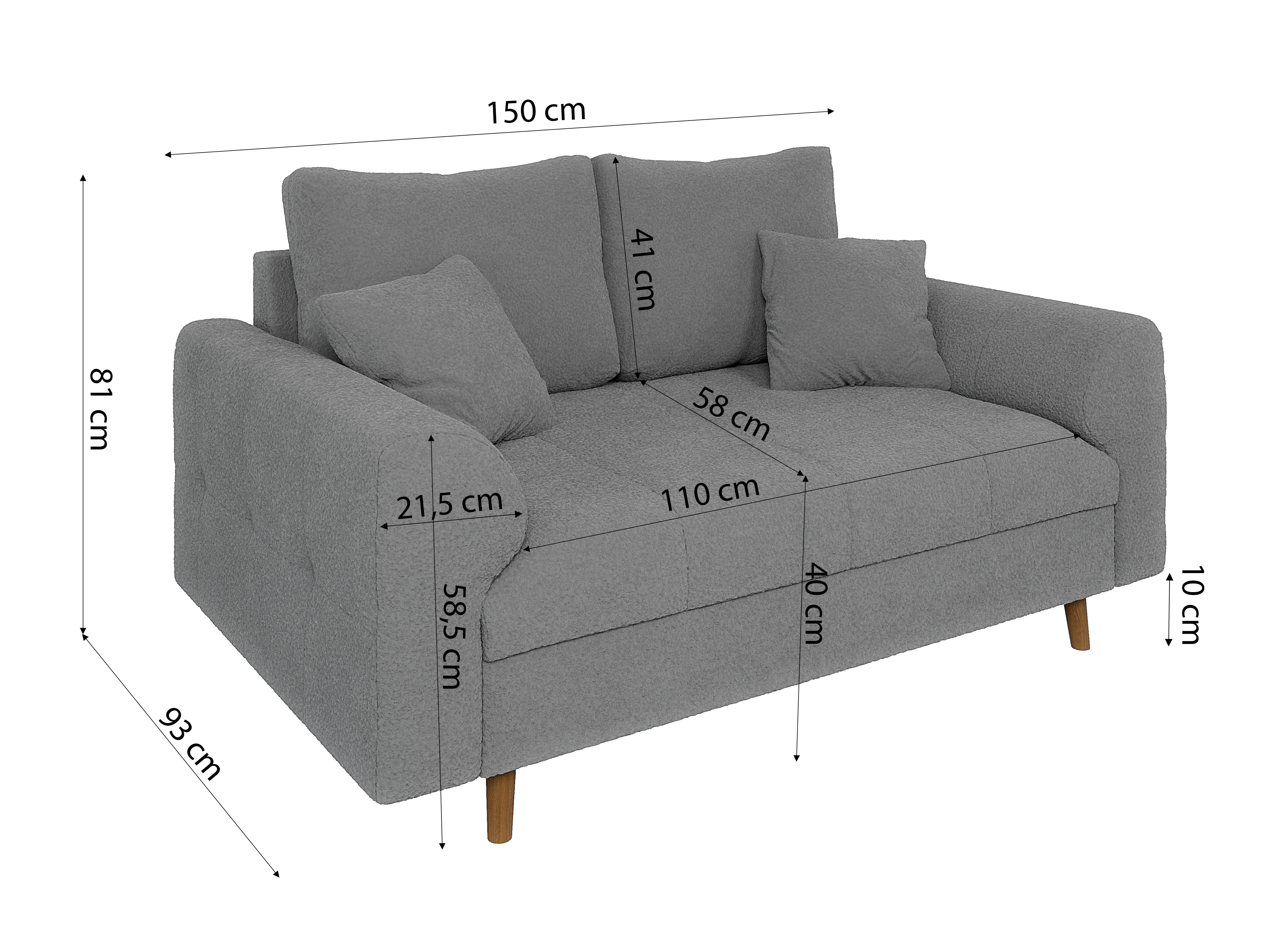 Ensemble de canapés Elbmori 106 (Coral 75)