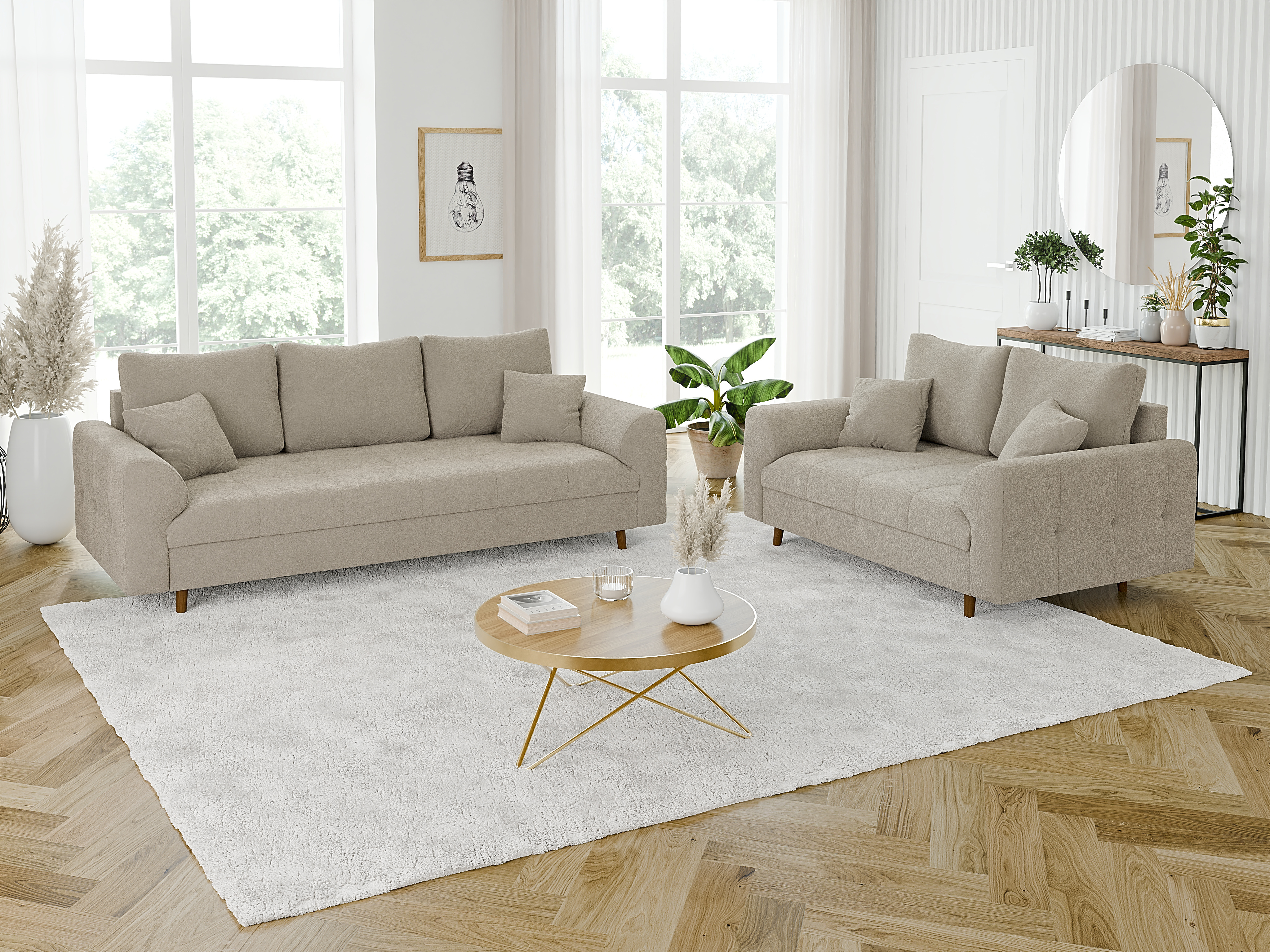 Ensemble de canapés Elbmori 107 (Coral 65)