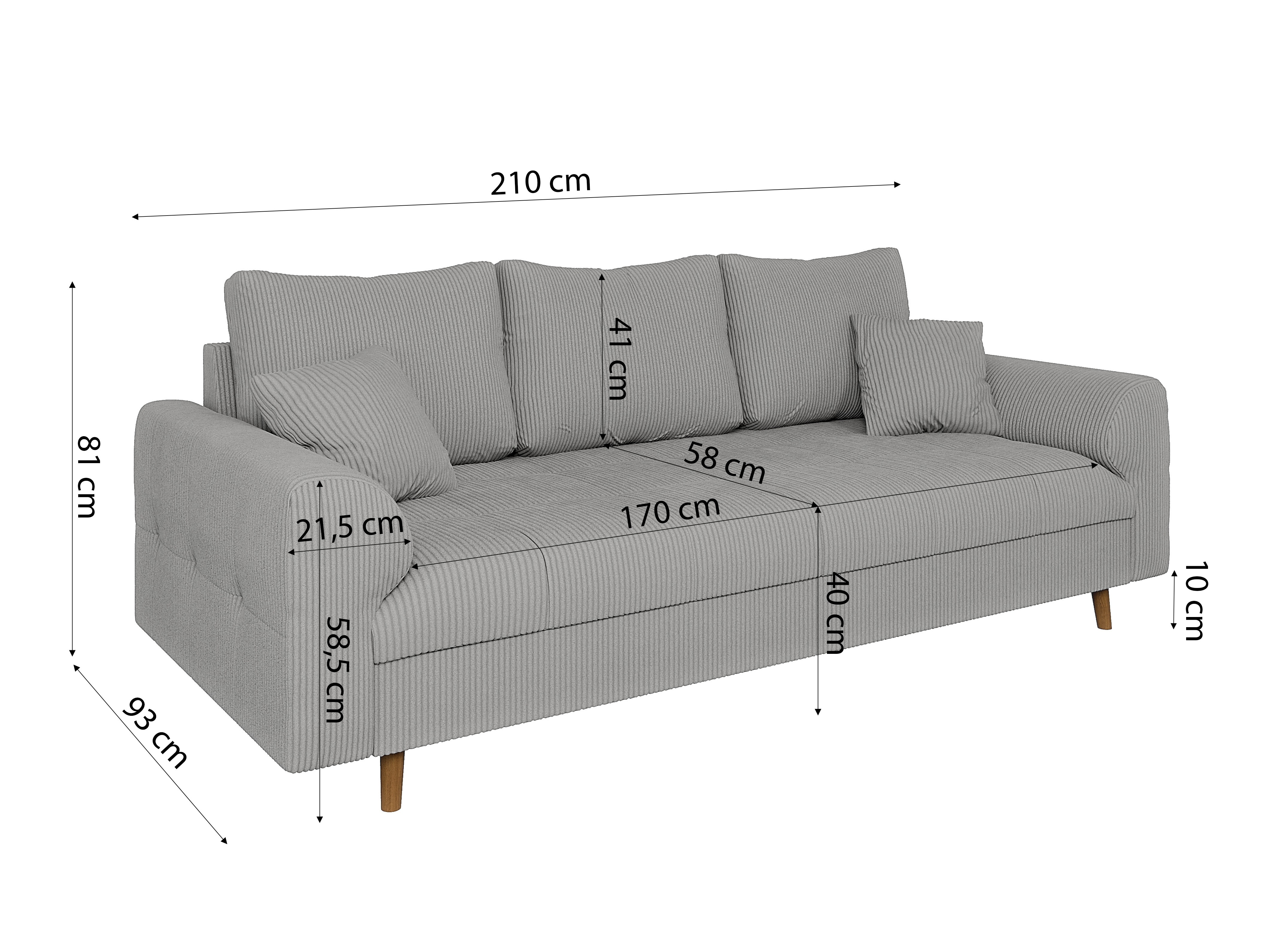 Ensemble de canapés Elbmori 107 (Lincoln 86)