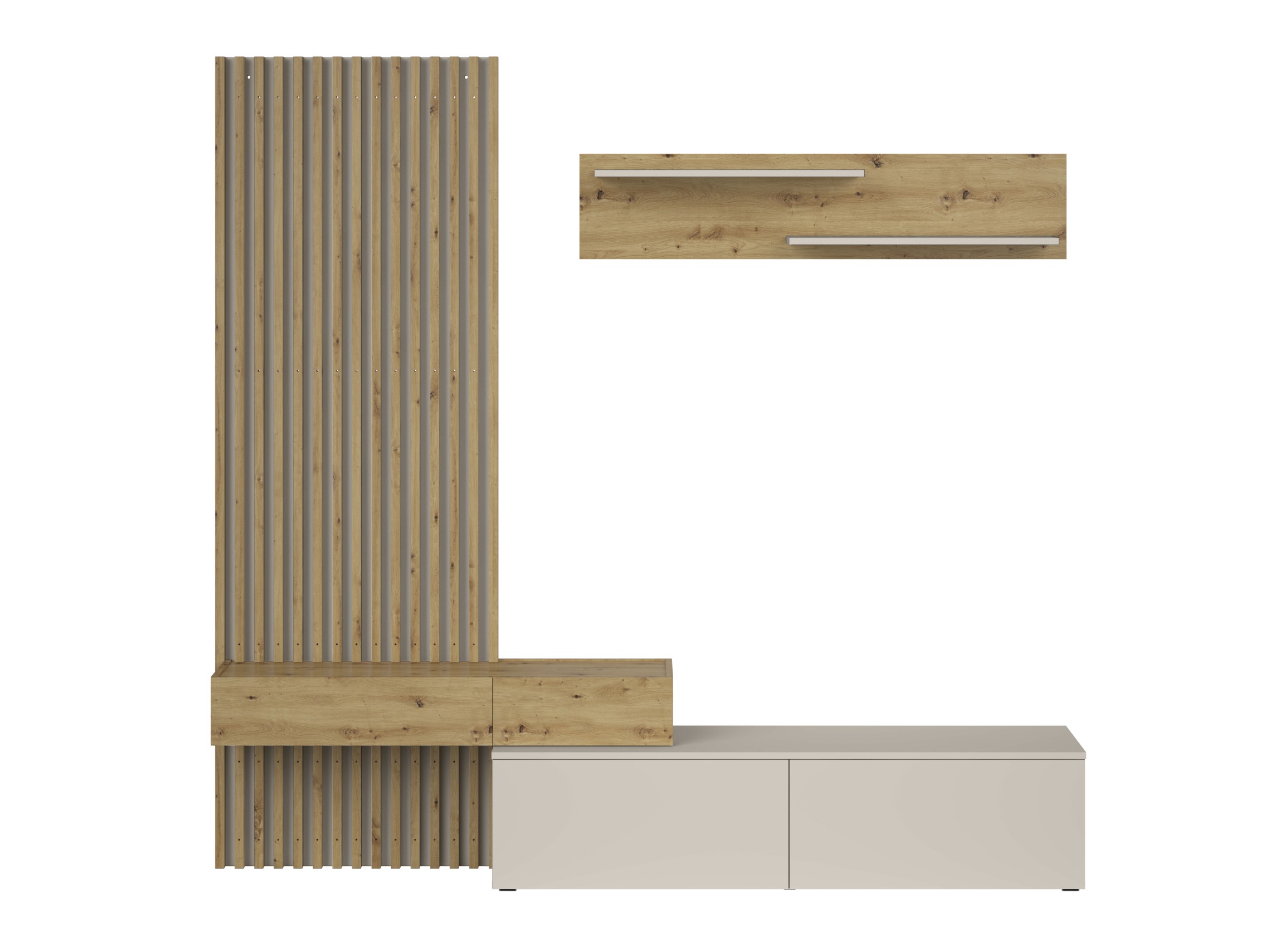 Ensemble de salon Houston 2086 (Chêne Artisan + Cachemire)