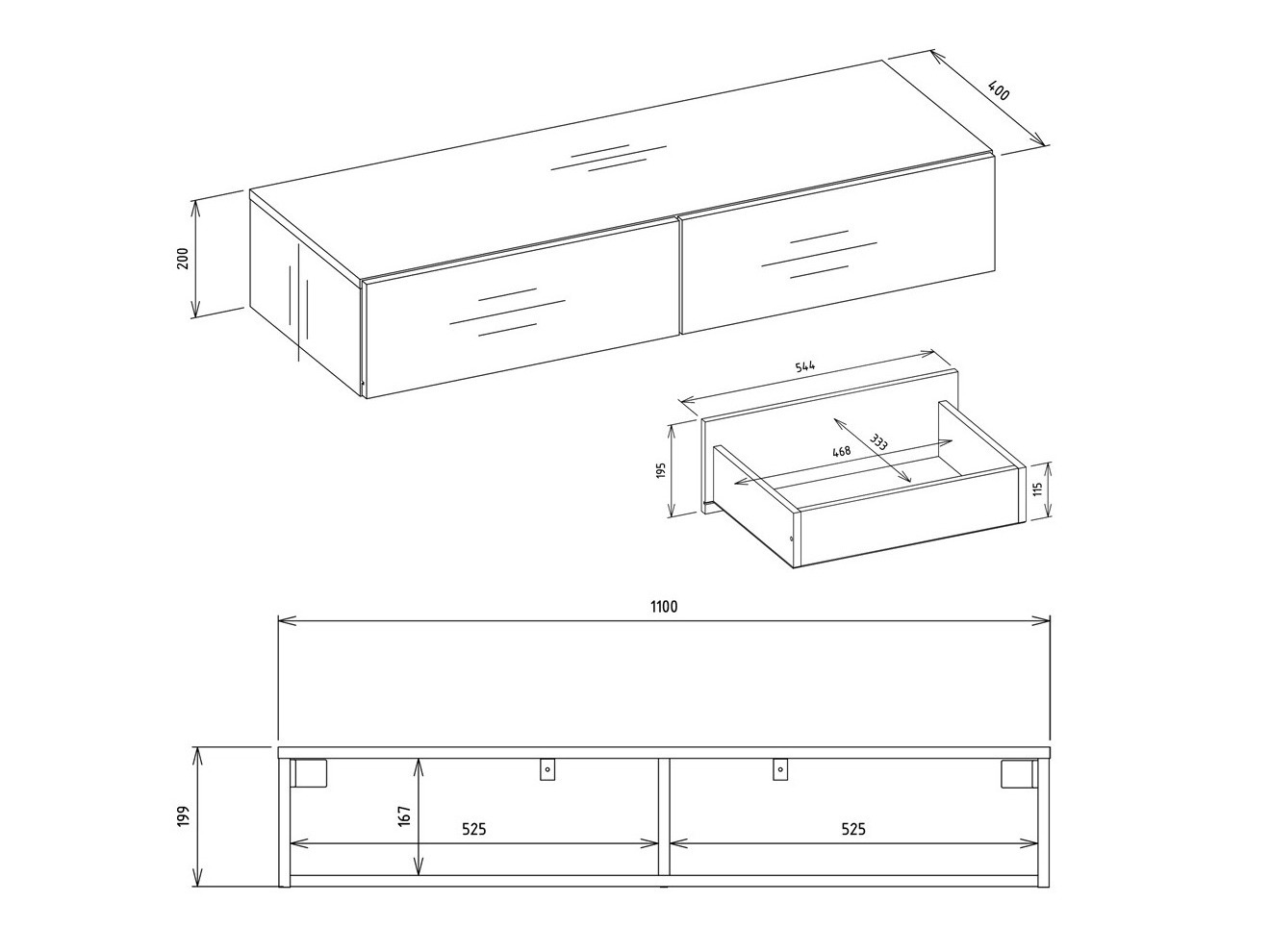 Console Mandeville 341 (Cachemire)
