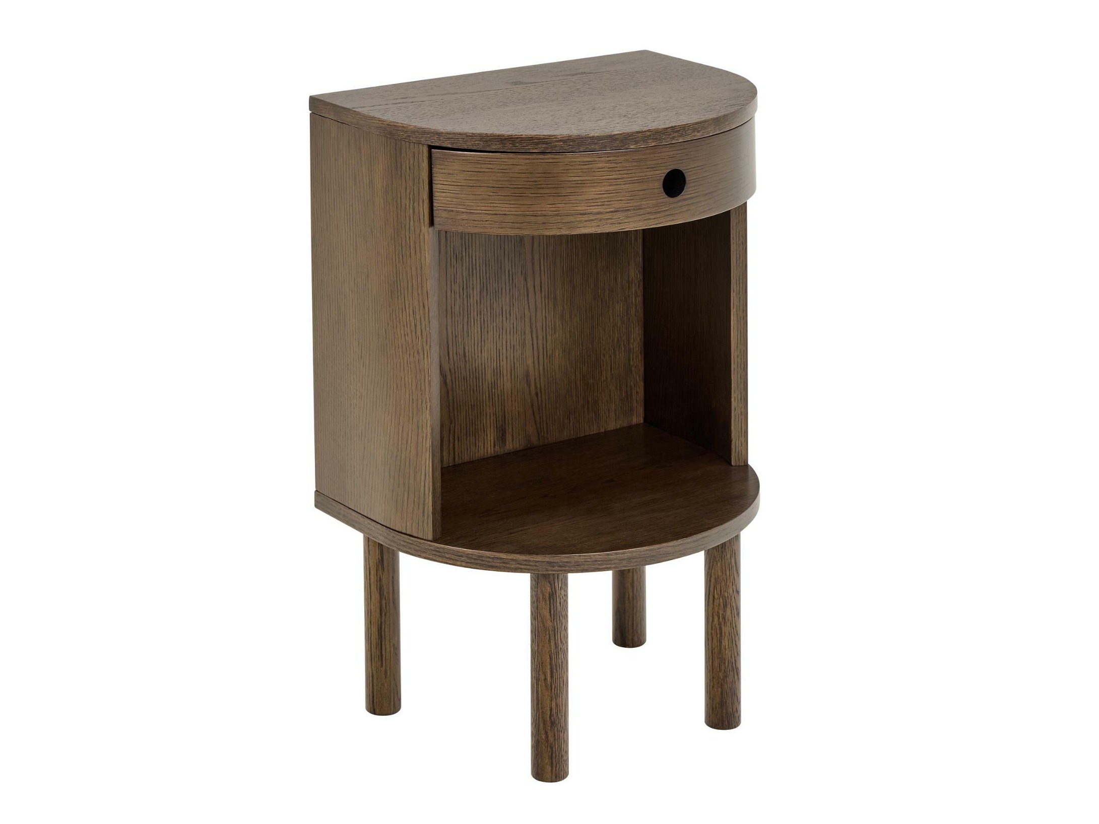 Table de chevet Norsica 987 (Chêne foncé)