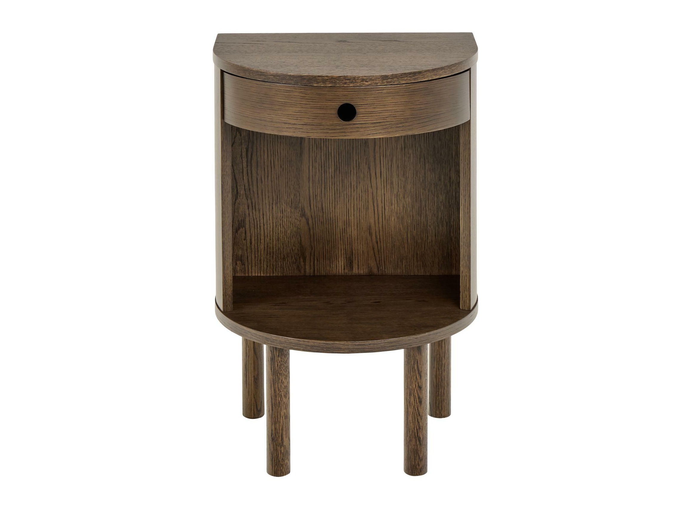 Table de chevet Norsica 987 (Chêne foncé)