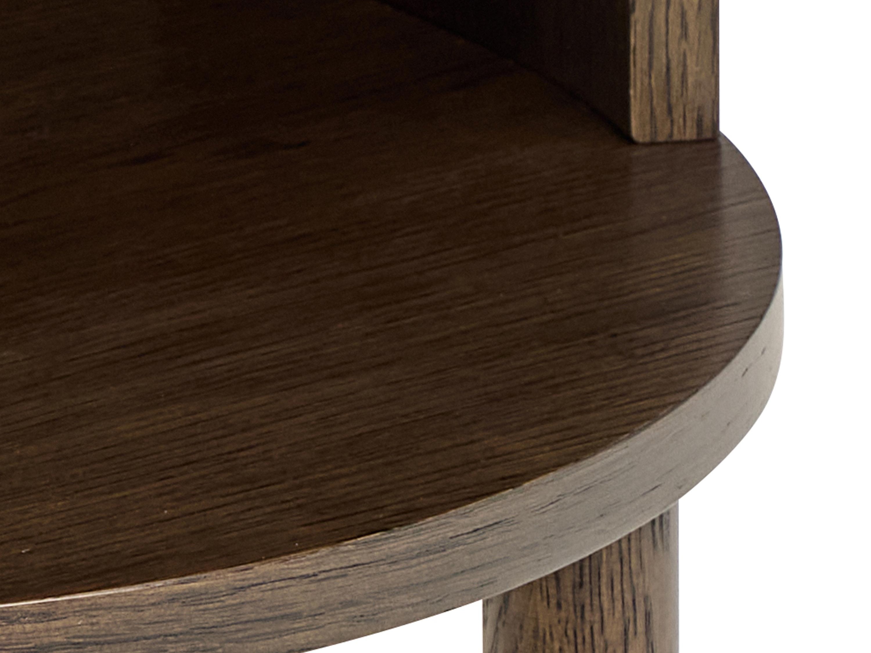 Table de chevet Norsica 987 (Chêne foncé)