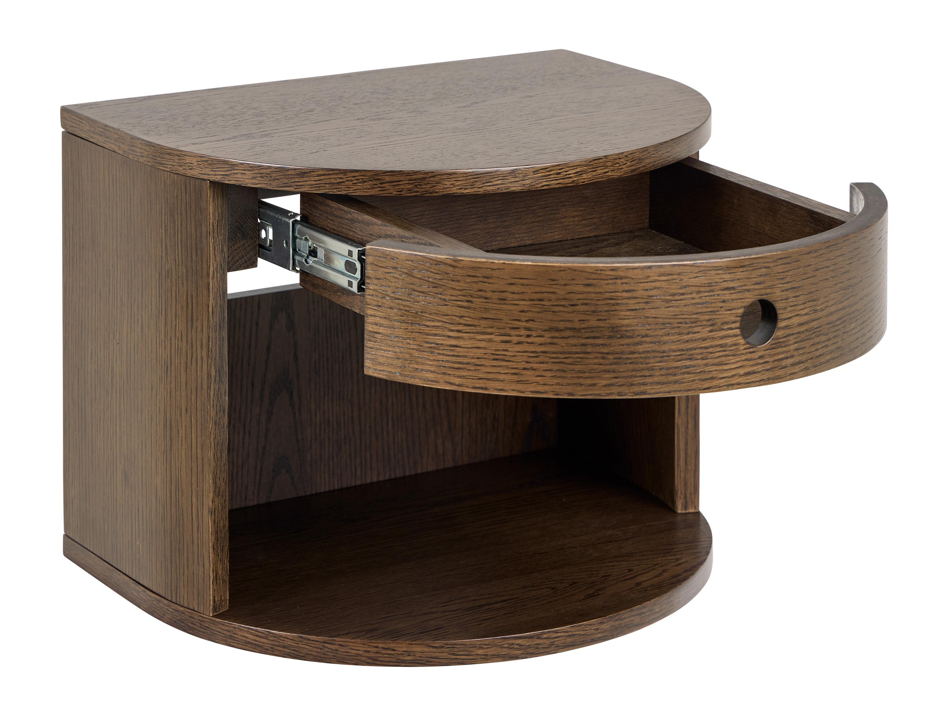 Table de chevet Norsica 988 (Chêne foncé)
