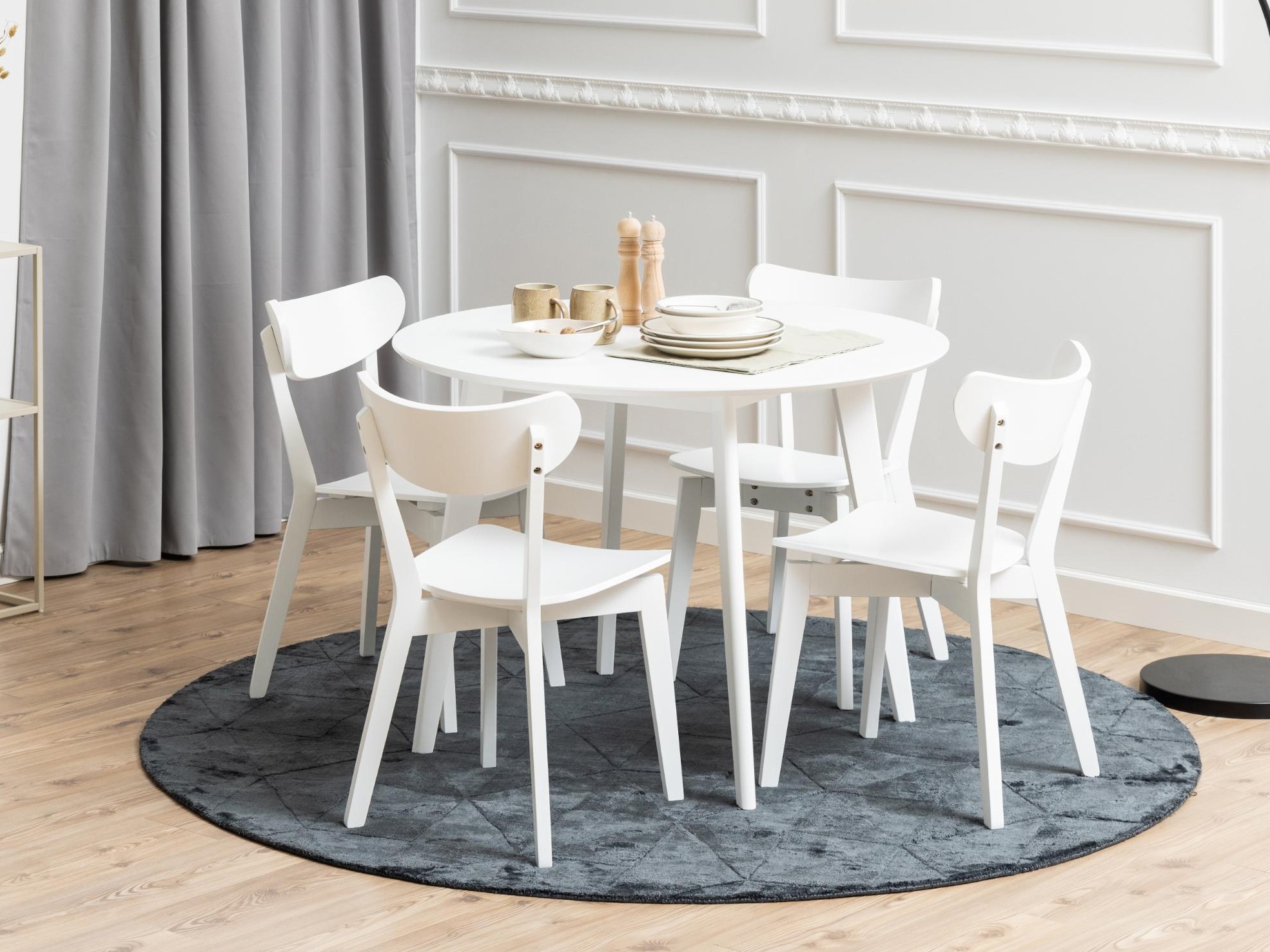Salle à manger complète Norsica 992 (Blanc)