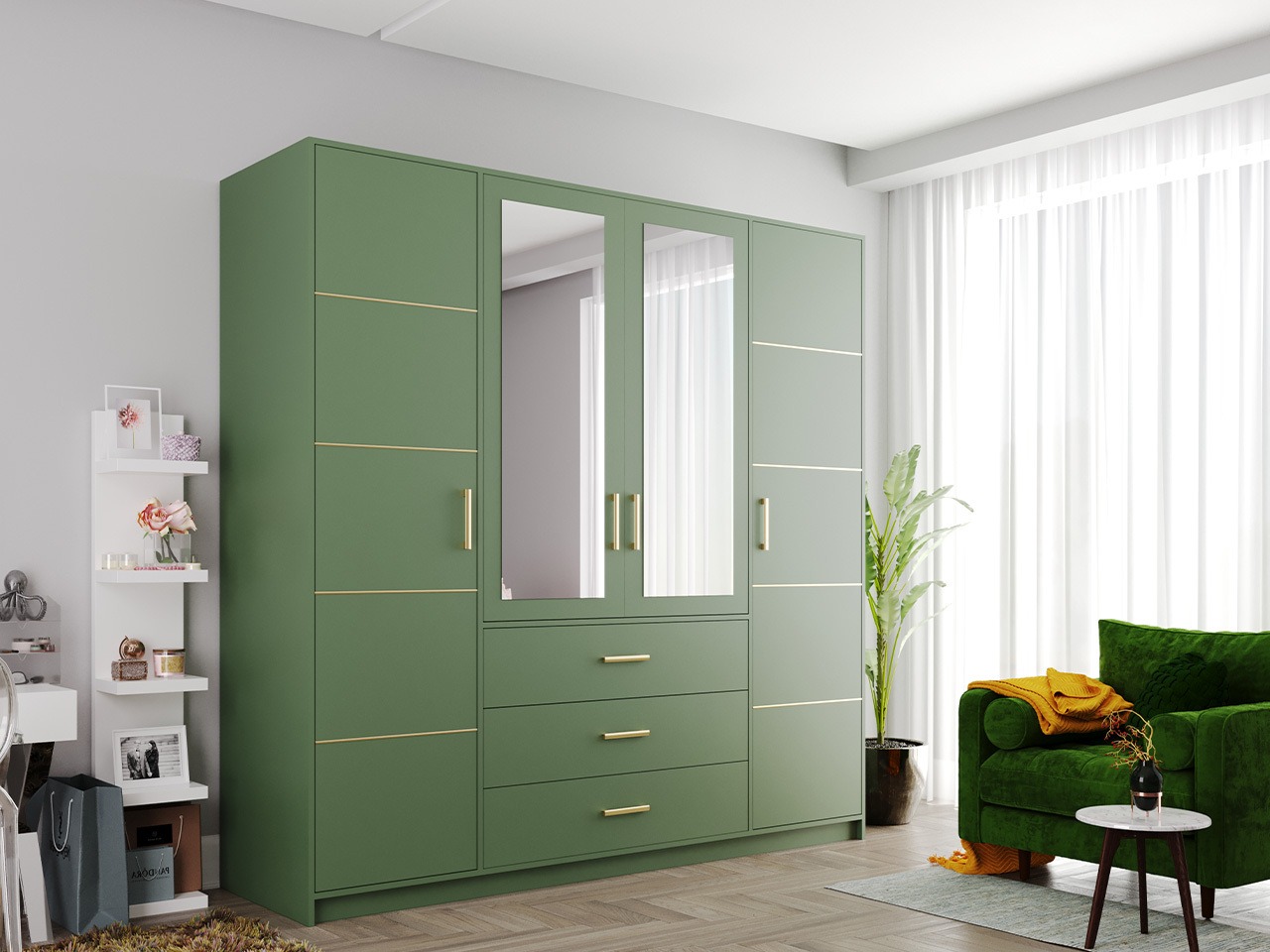 Armoire Delbalo 101 (Vert)