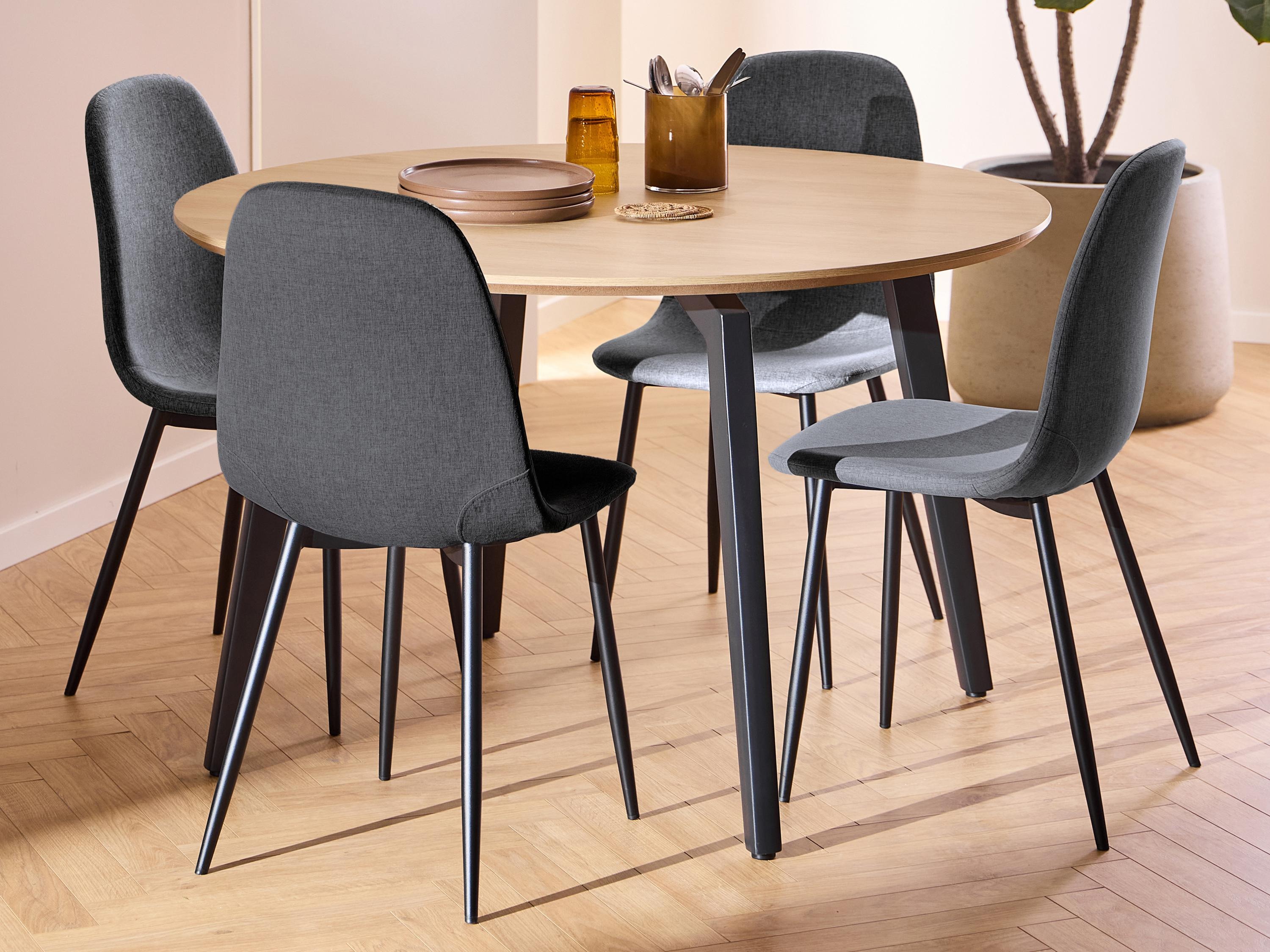 Salle à manger complète Norsica 1008 (Gris)