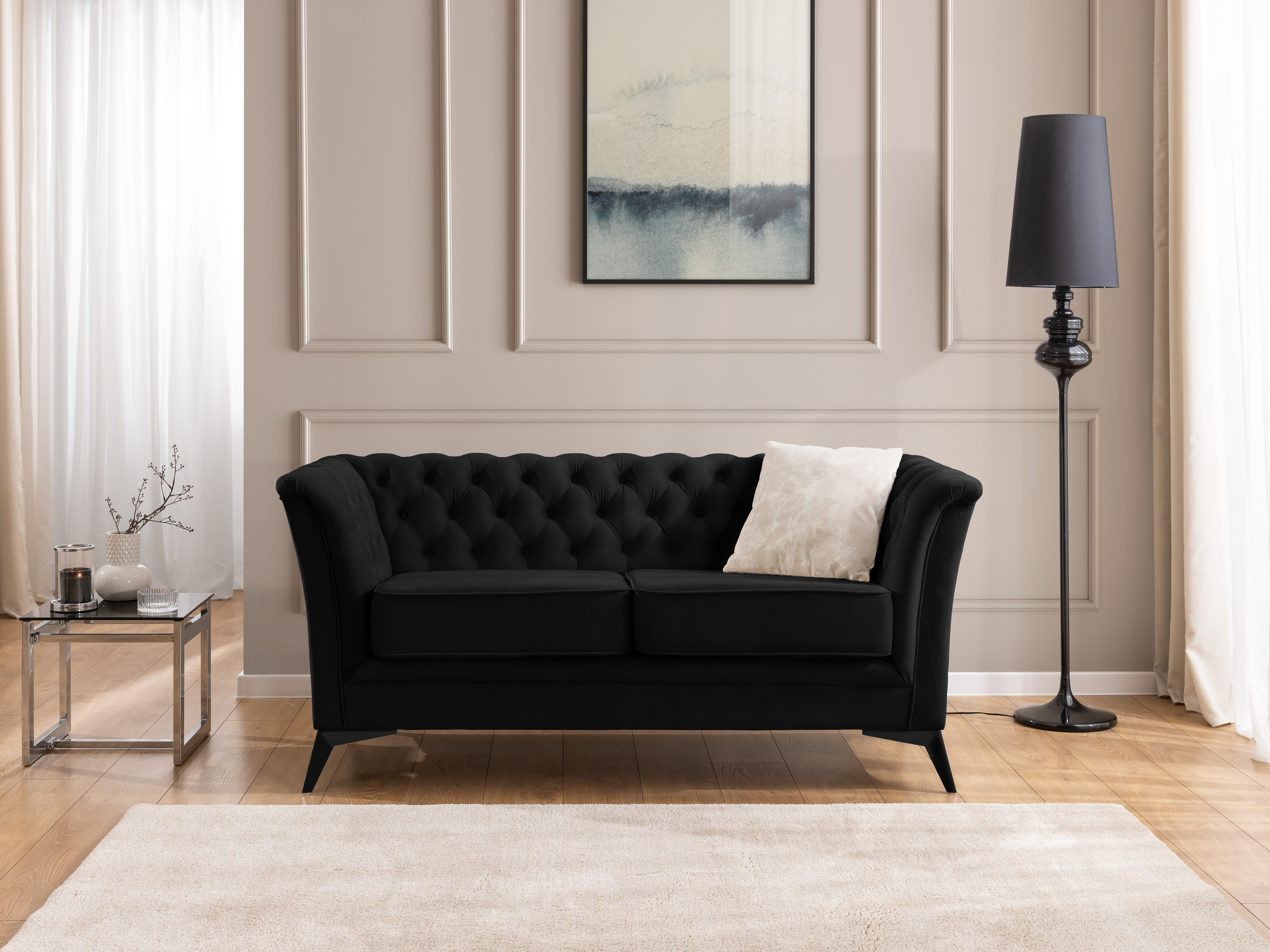 Canapé Chesterfield Rocklin 119 (Riviera 100)