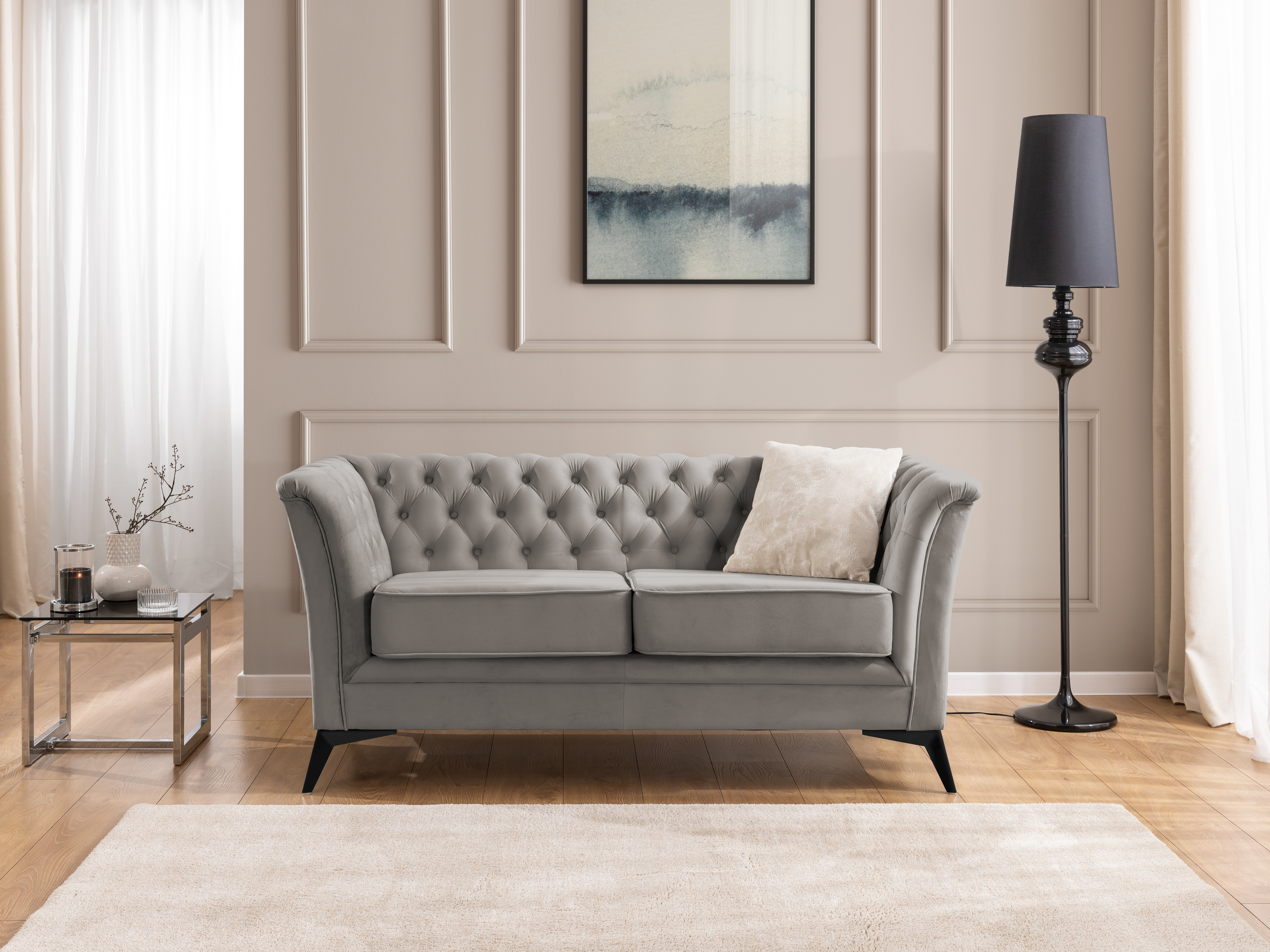 Canapé Chesterfield Rocklin 119 (Riviera 91)
