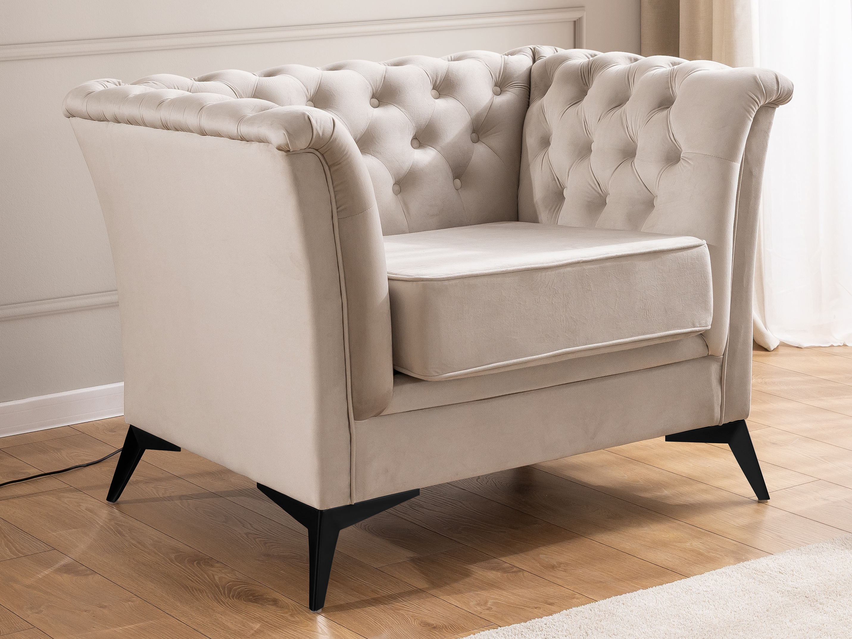 Fauteuil Chesterfield Rocklin 118 (Riviera 21)