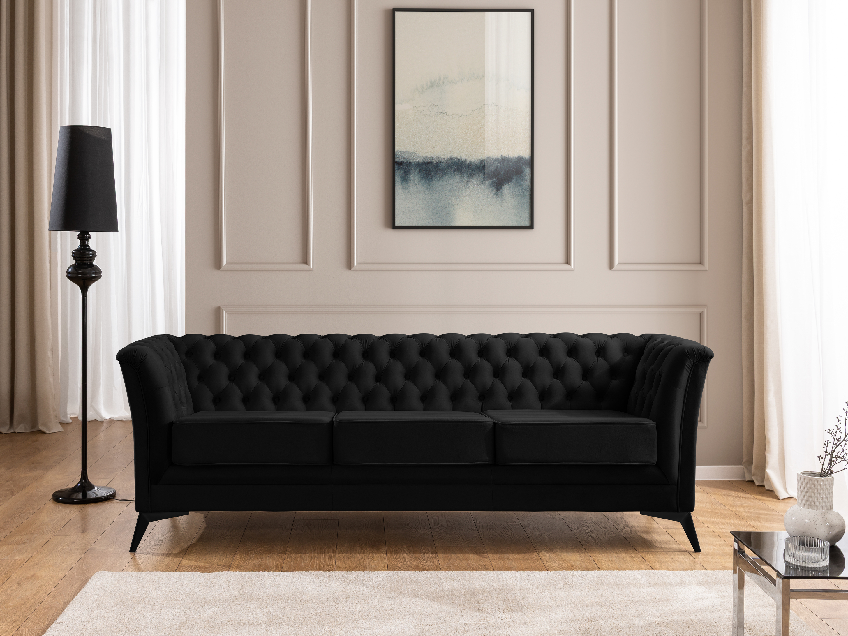 Canapé Chesterfield Rocklin 120 (Riviera 100)