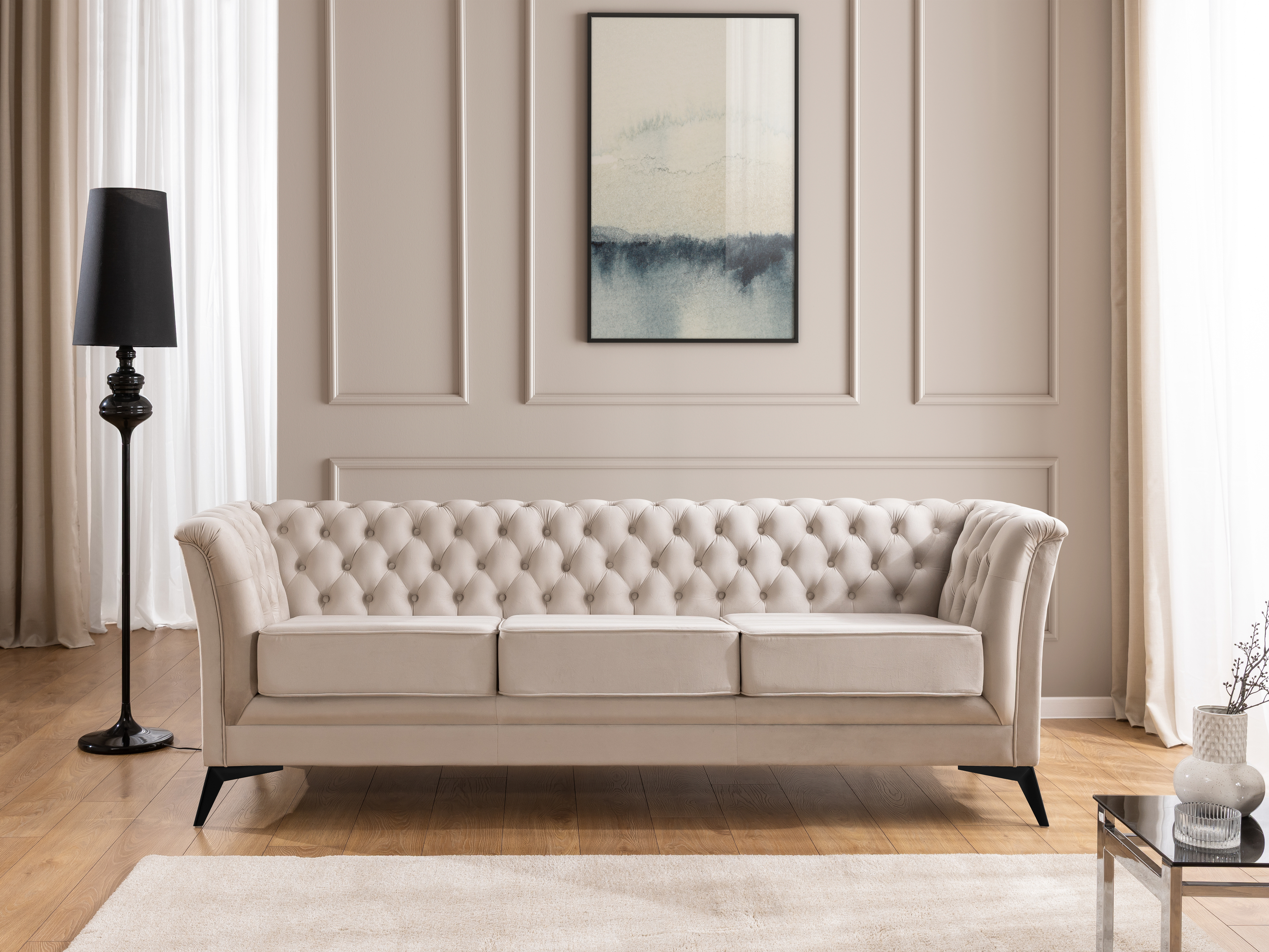 Canapé Chesterfield Rocklin 120 (Riviera 21)