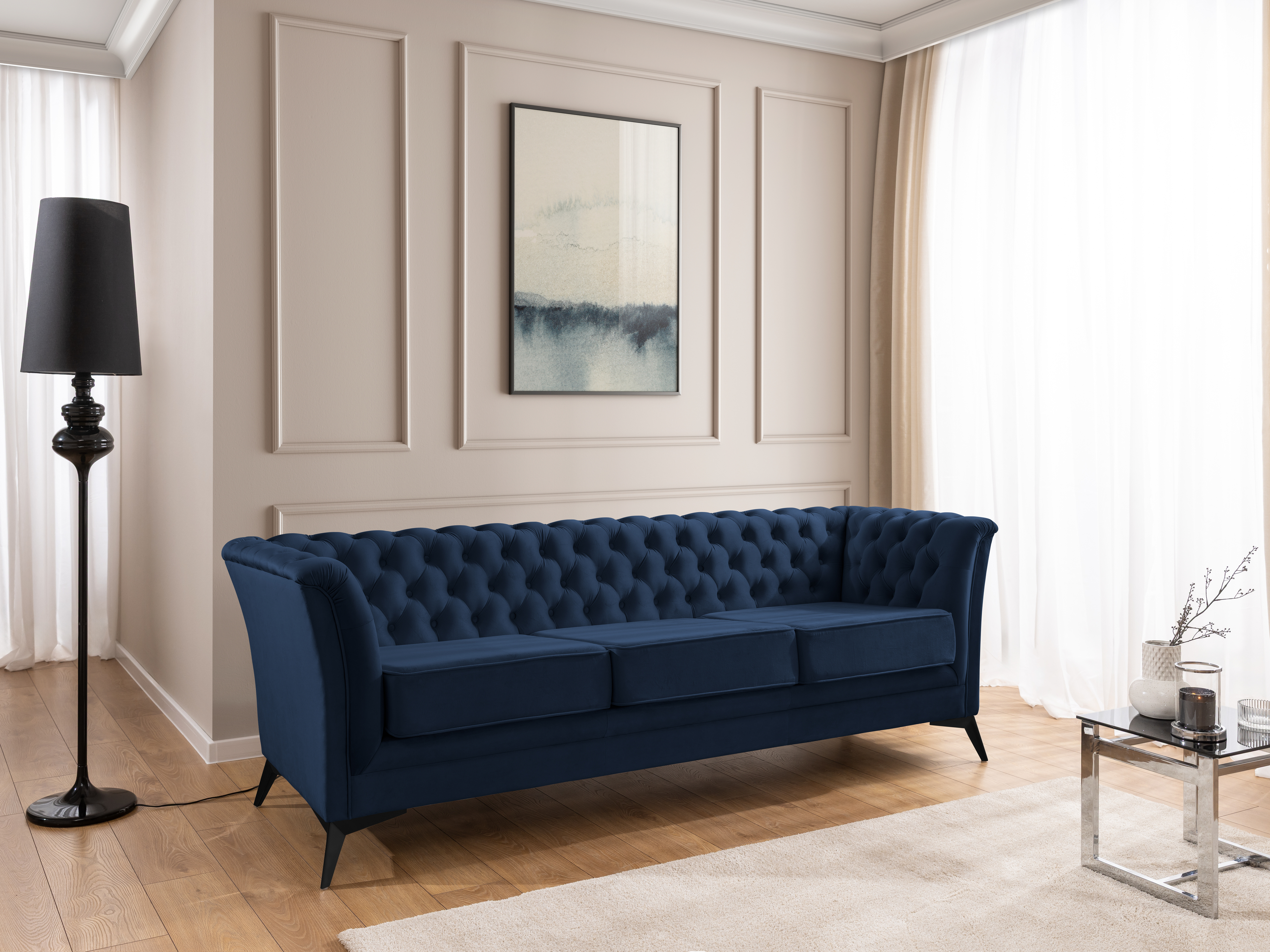 Canapé Chesterfield Rocklin 120 (Riviera 81)