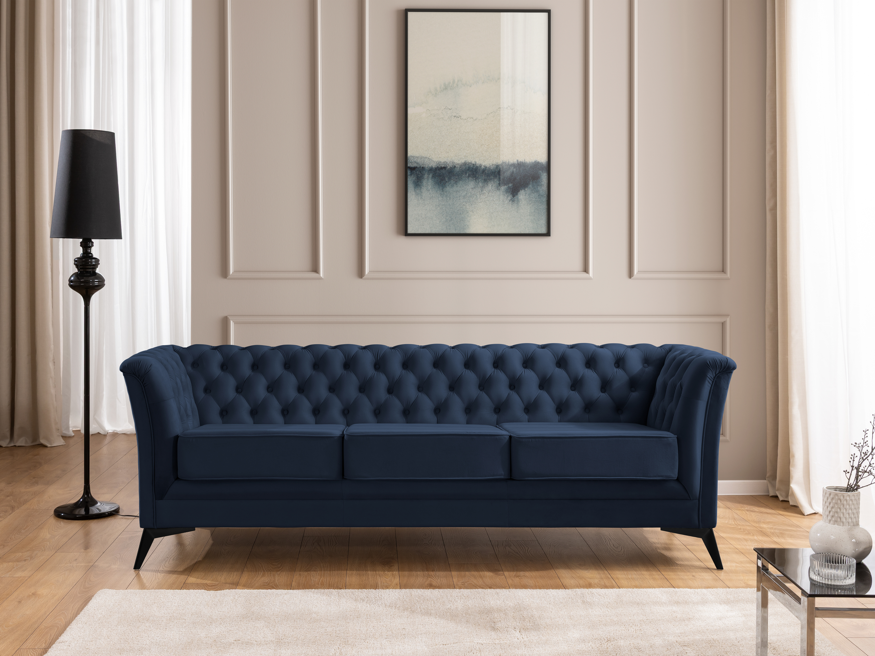 Canapé Chesterfield Rocklin 120 (Riviera 81)