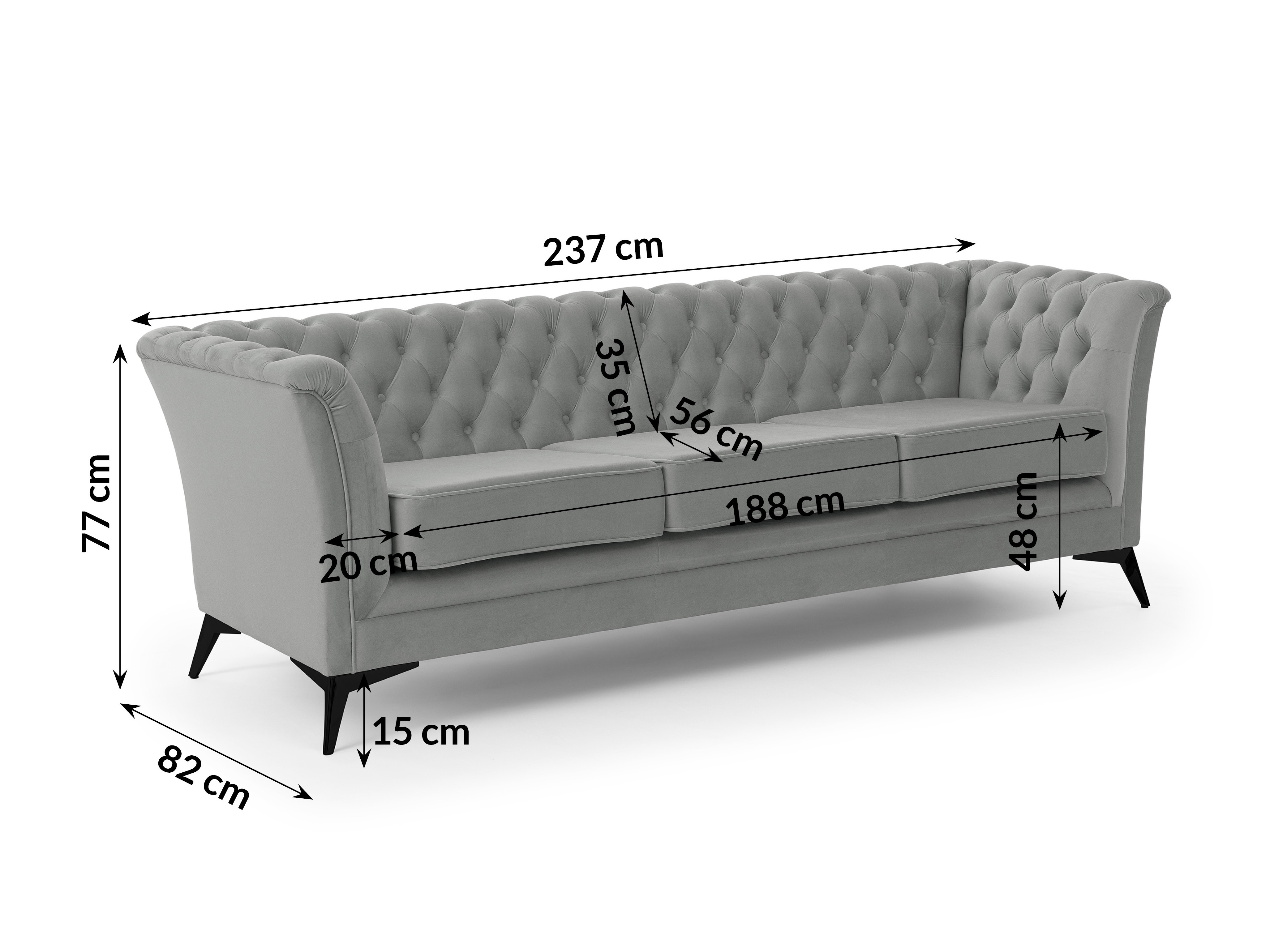 Canapé Rocklin 120 (Riviera 91)