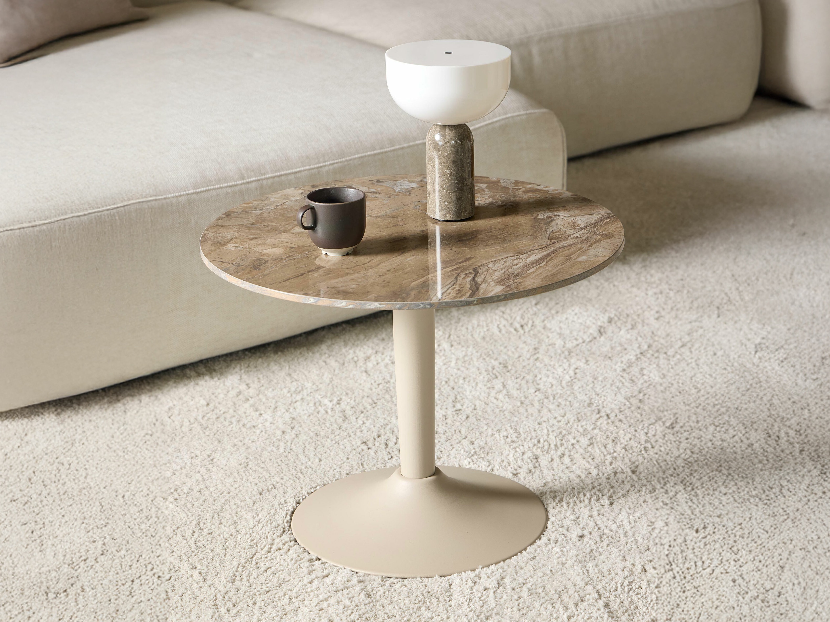 Table basse Norsica 742 (Marbre marron)
