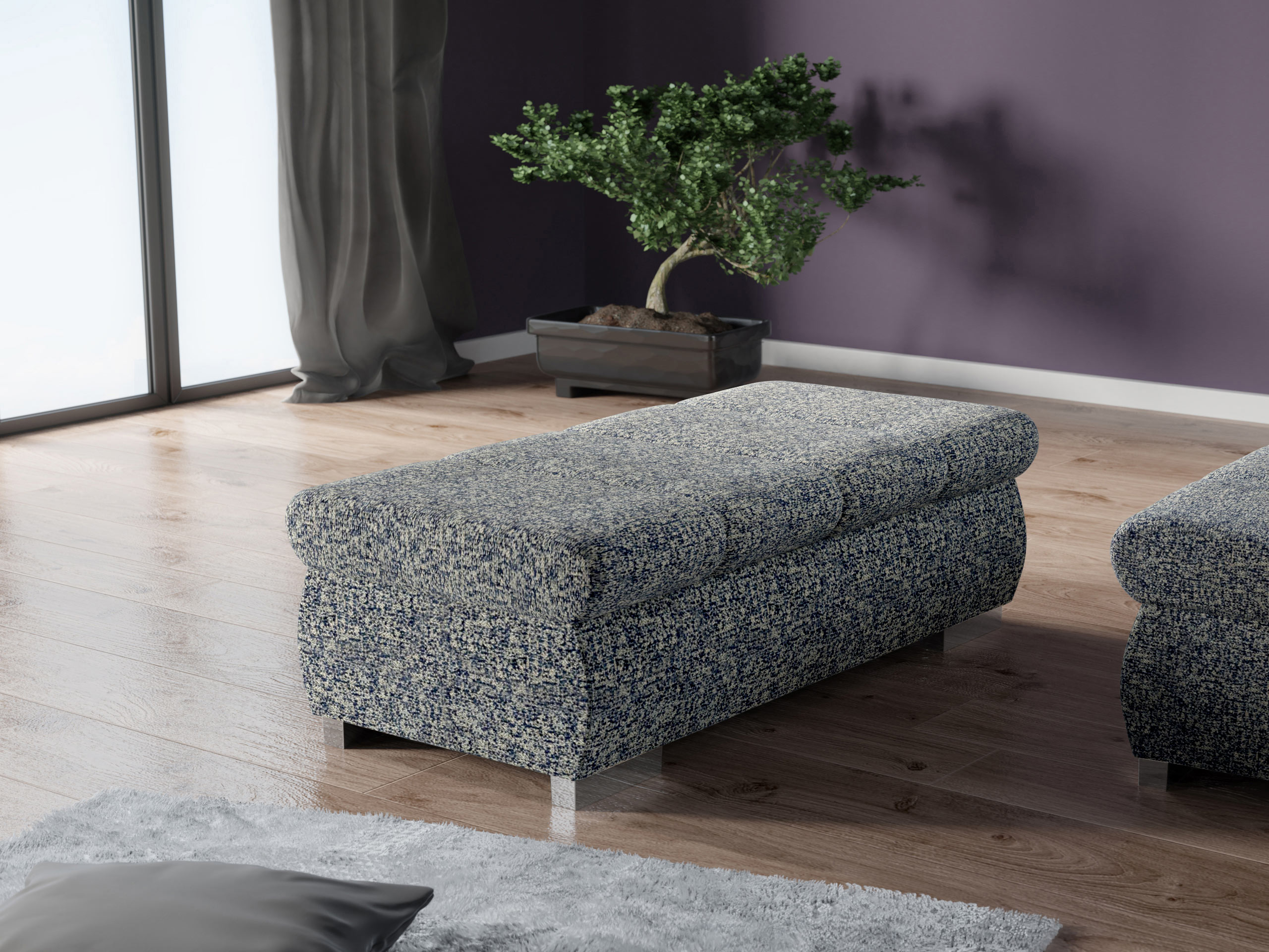 Banc rembourré Comfivo Olivetum I (Corbett 78)