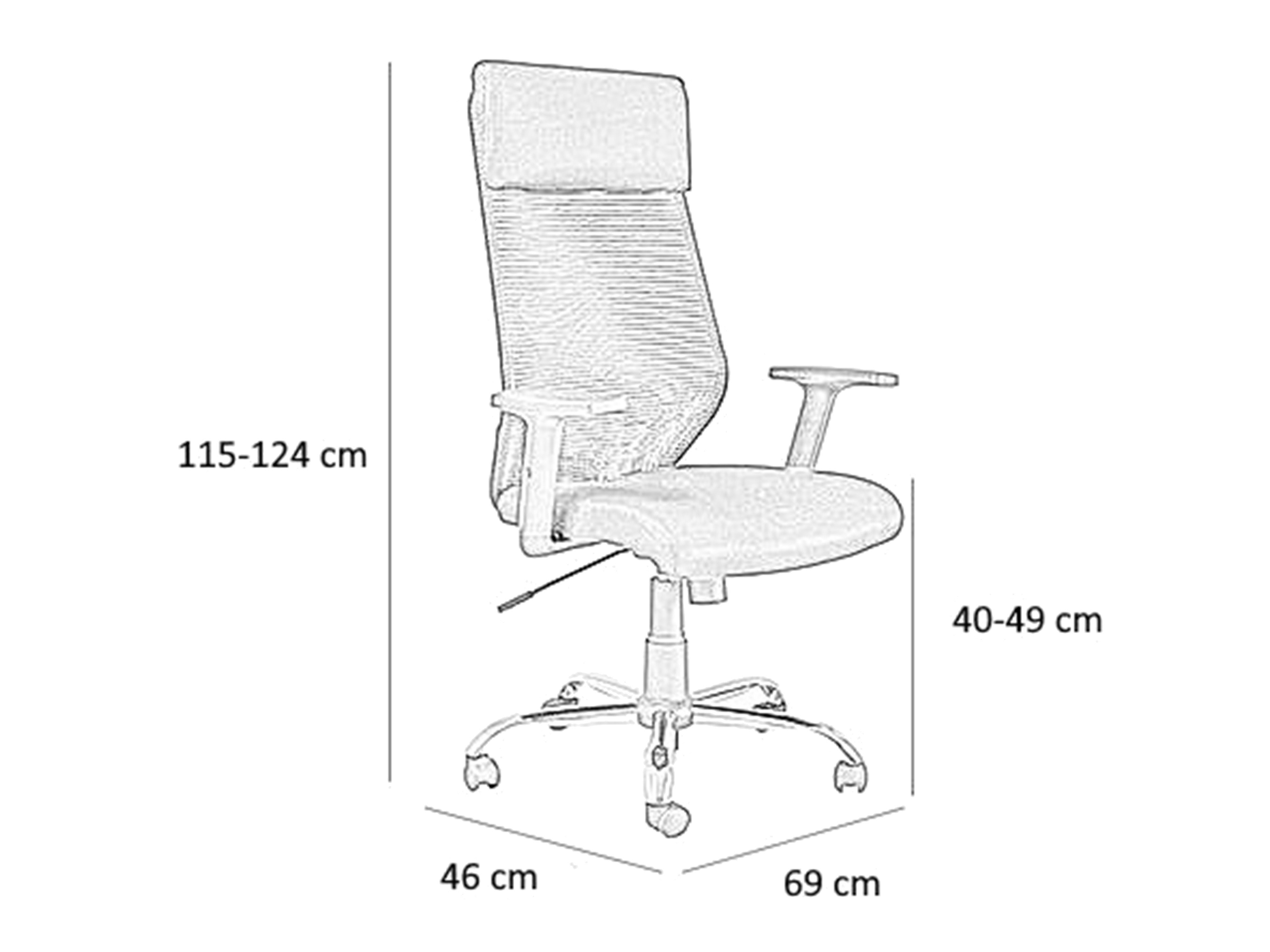Chaise de bureau Detroit 519