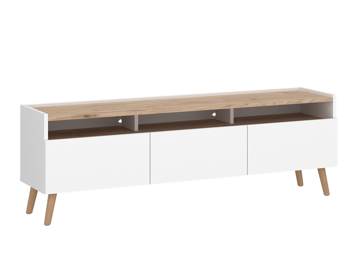 Meuble TV Monmelo 100 (Blanc)
