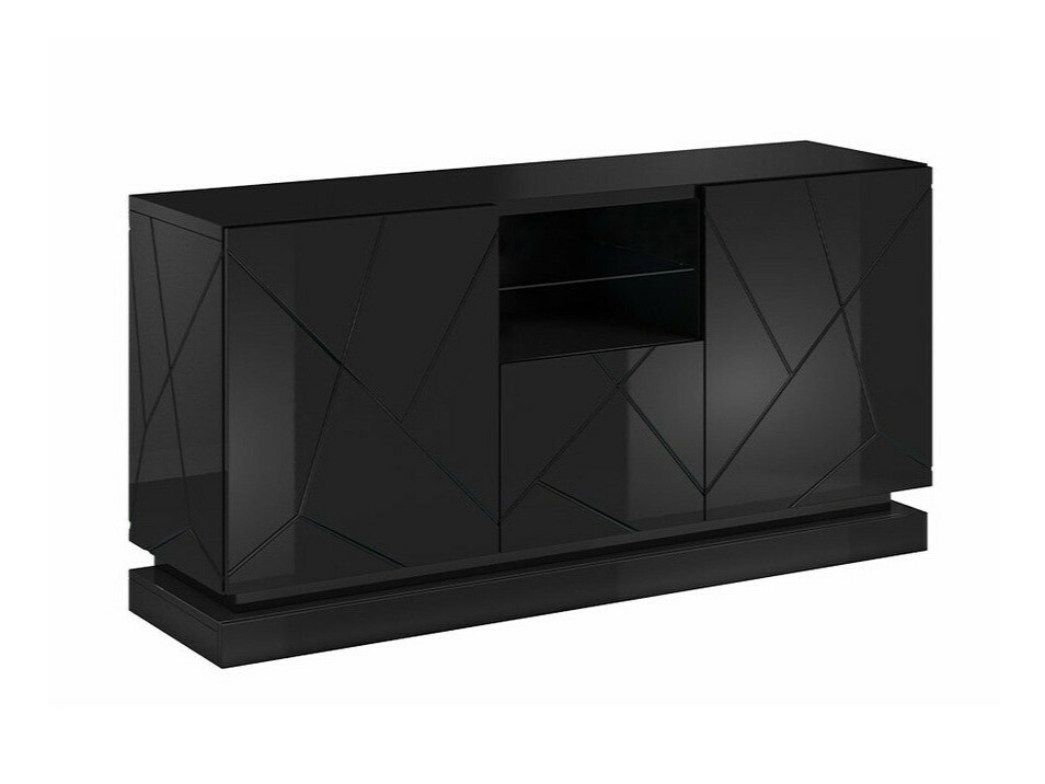 Buffet Linar (Noir + Noir brillant)