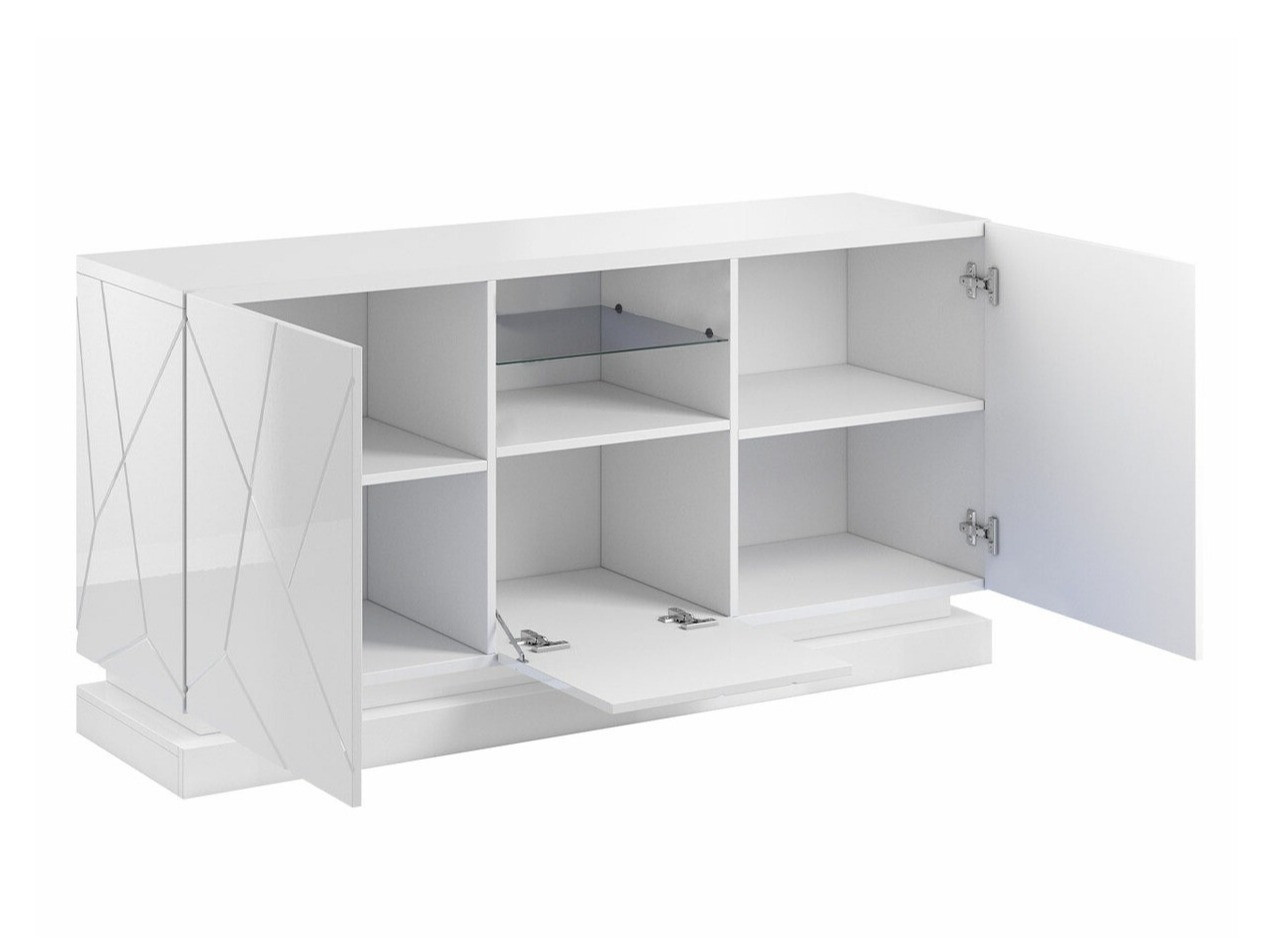 Buffet Linar (Noir + Noir brillant)