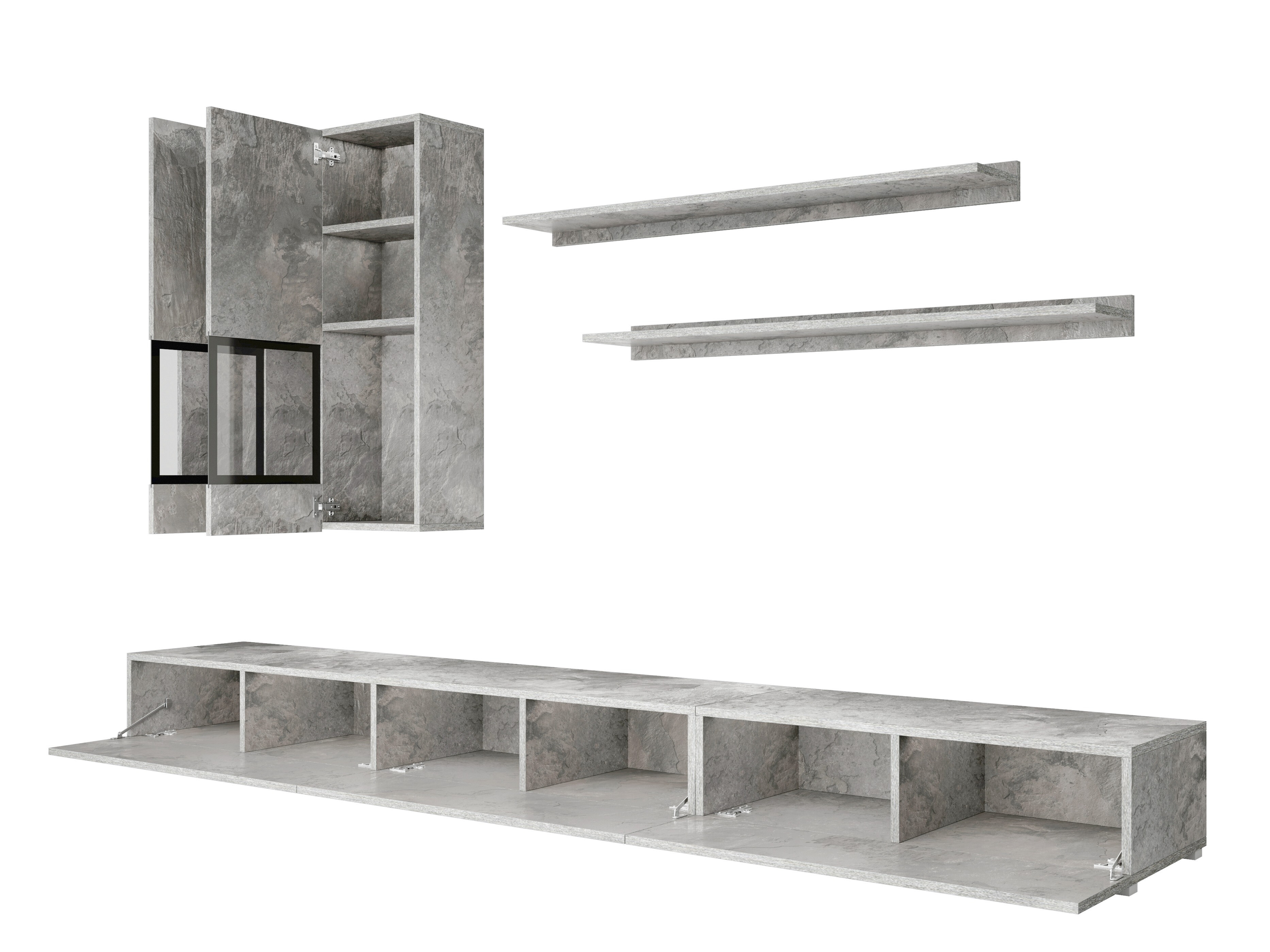 Ensemble de salon Serodeu 104 (Béton)