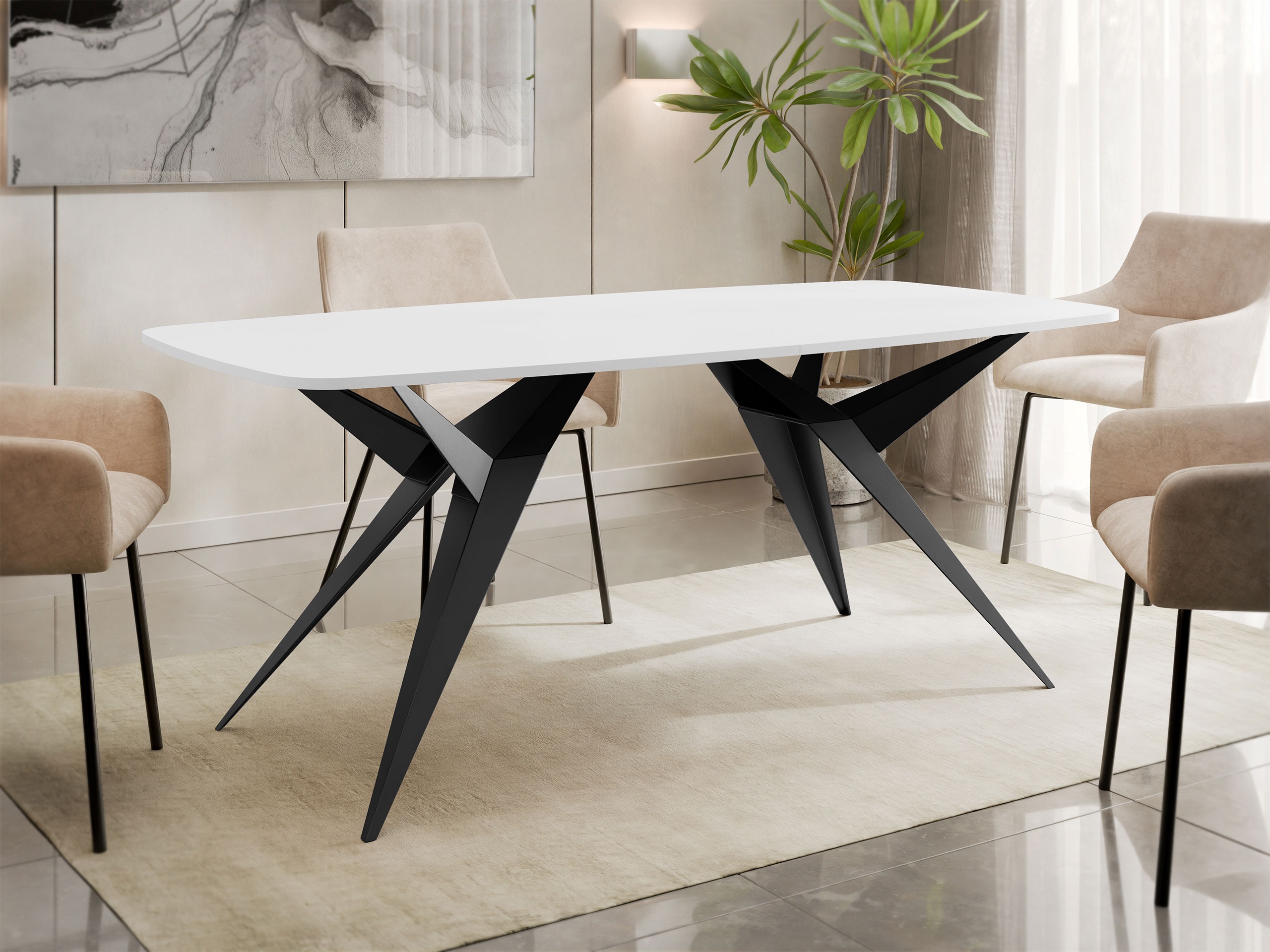 Table Oswego 152 (Blanc)
