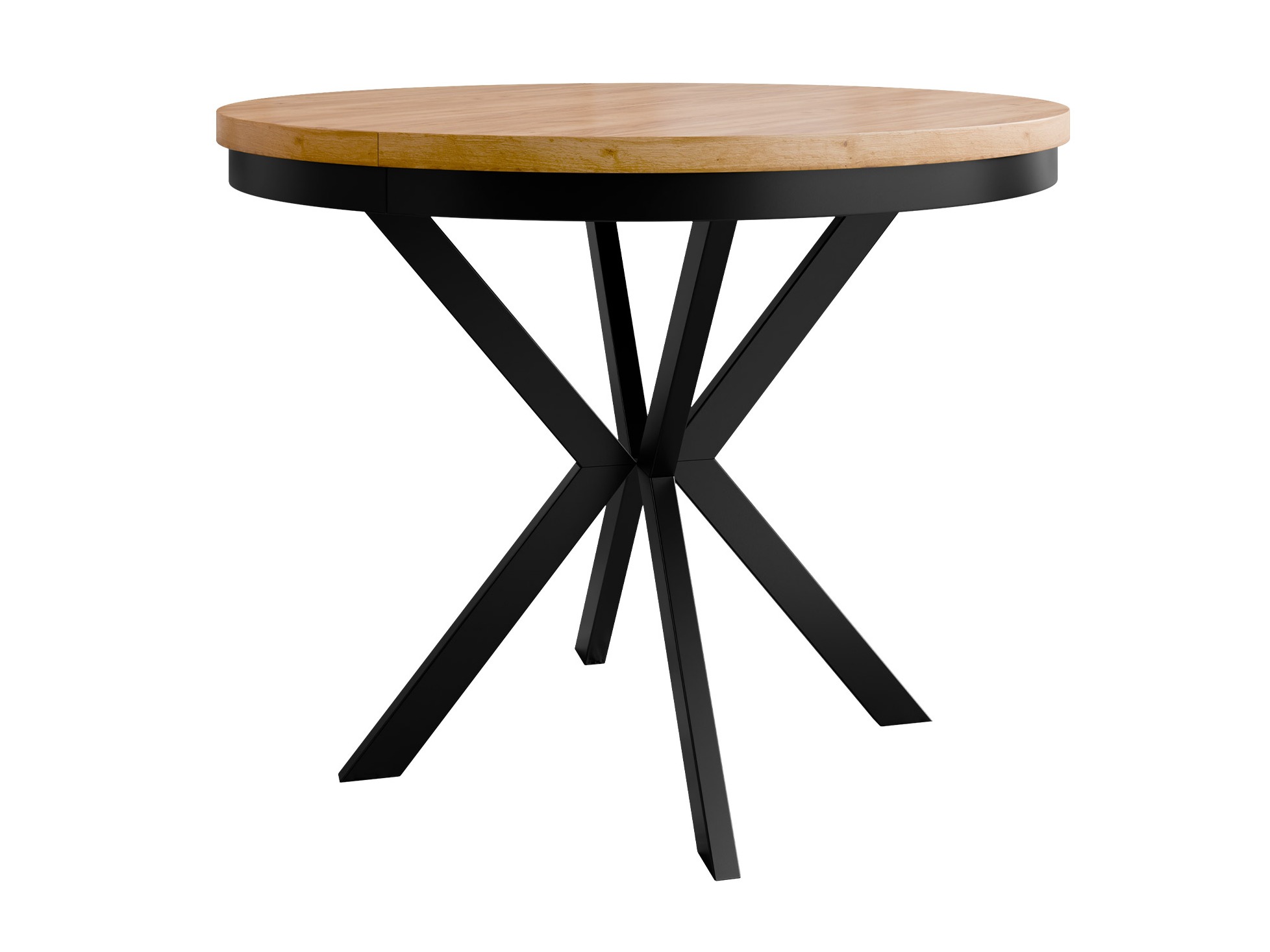 Table Oswego 155 (Chêne Craft doré)