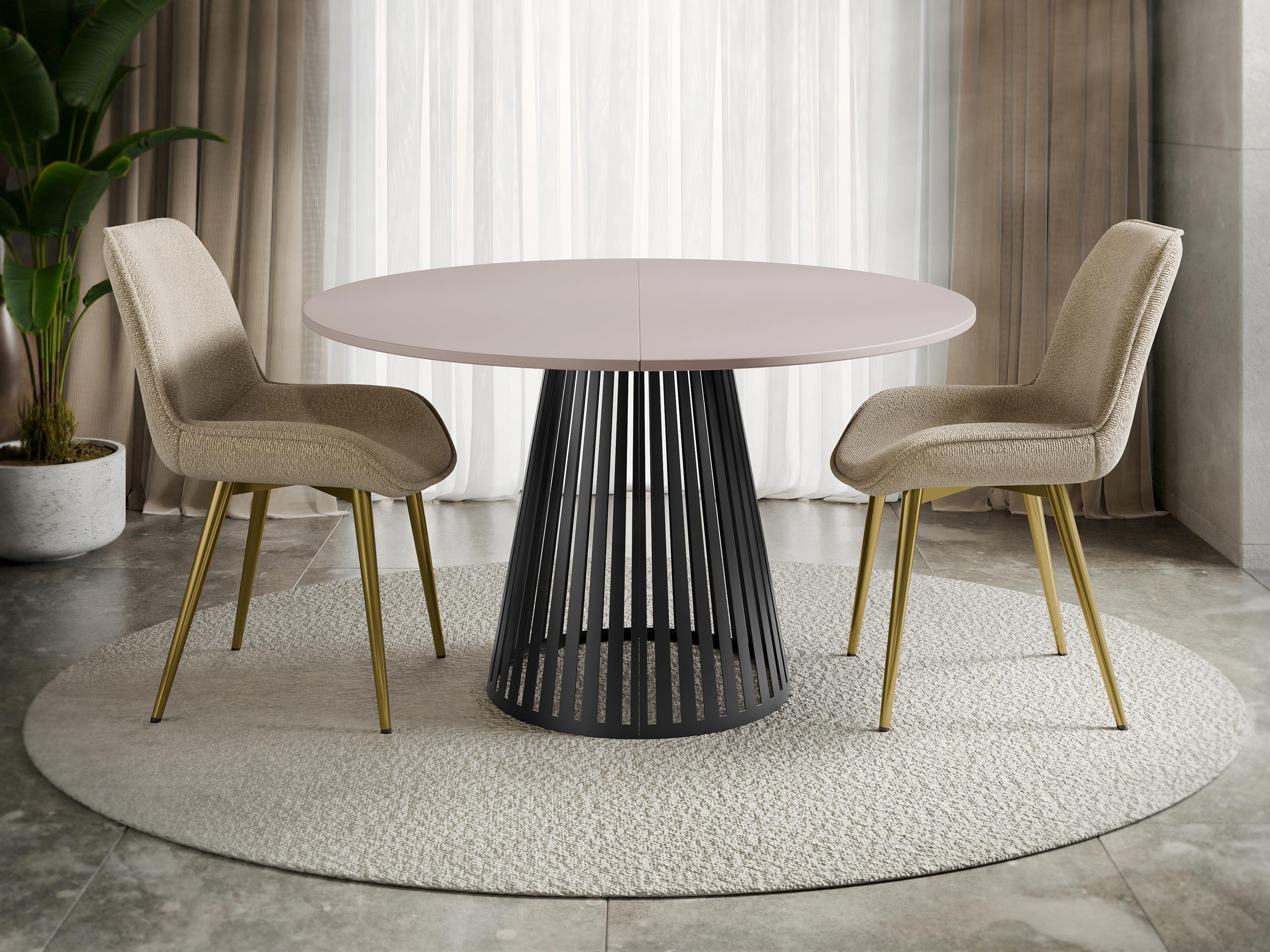 Table Prudentia II (Cachemire + Noir)